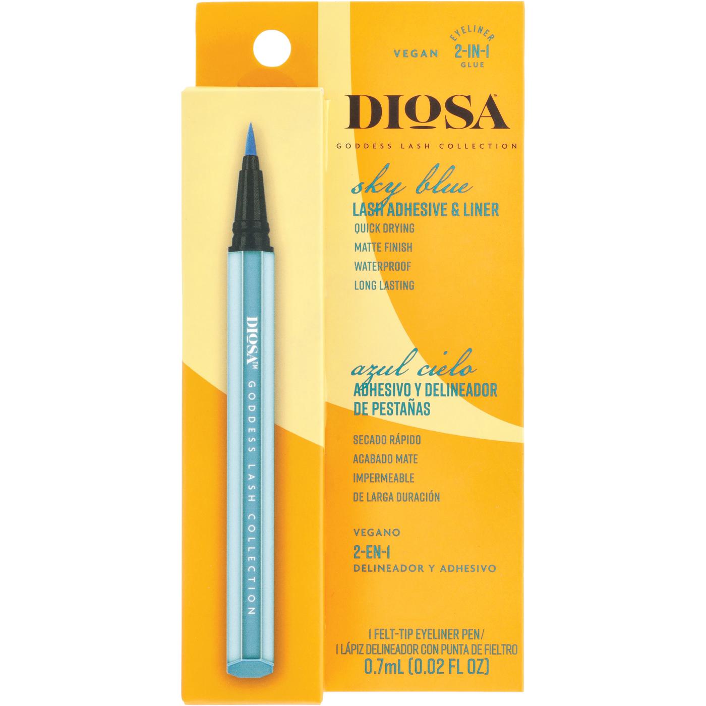 Diosa Lash Adhesive & Liner – Sky Blue; image 1 of 5
