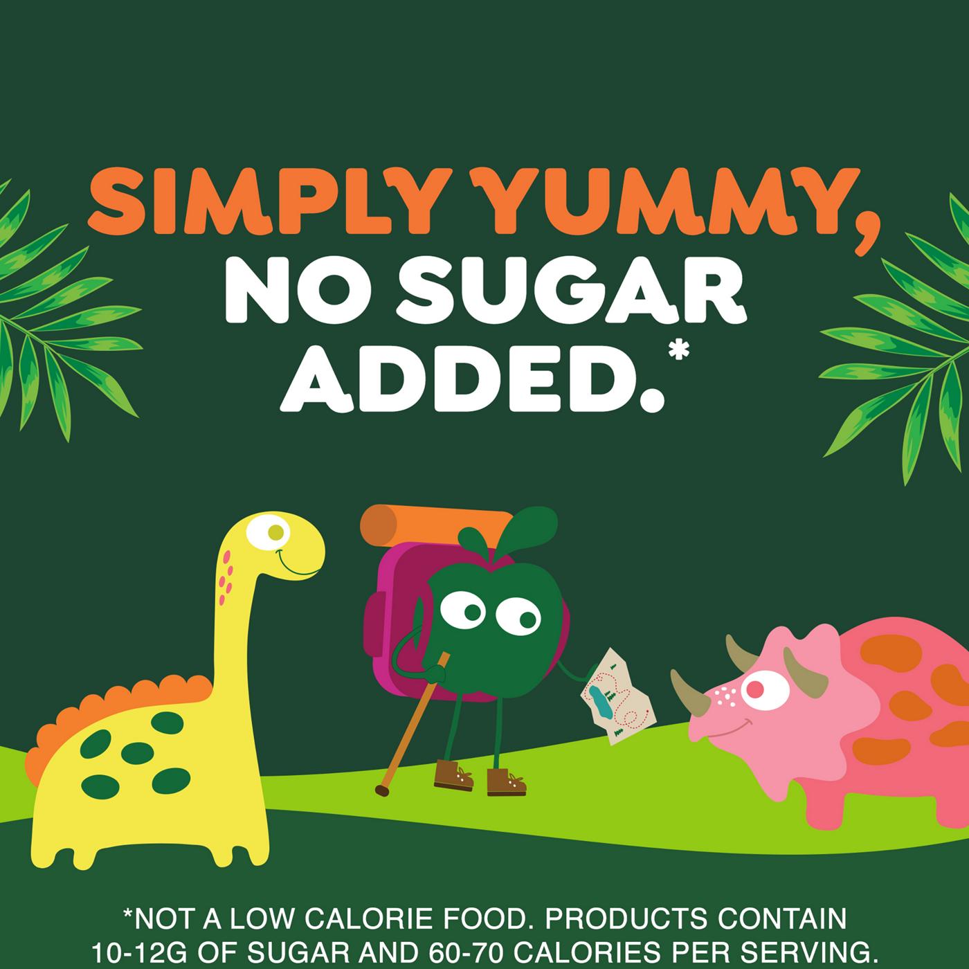 GoGo squeeZ Fruit & VeggieZ Dino Pear Peach Carrot Applesauce Pouches; image 9 of 9