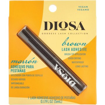 Diosa Brush Tip Lash Adhesive - Brown, 1 ct