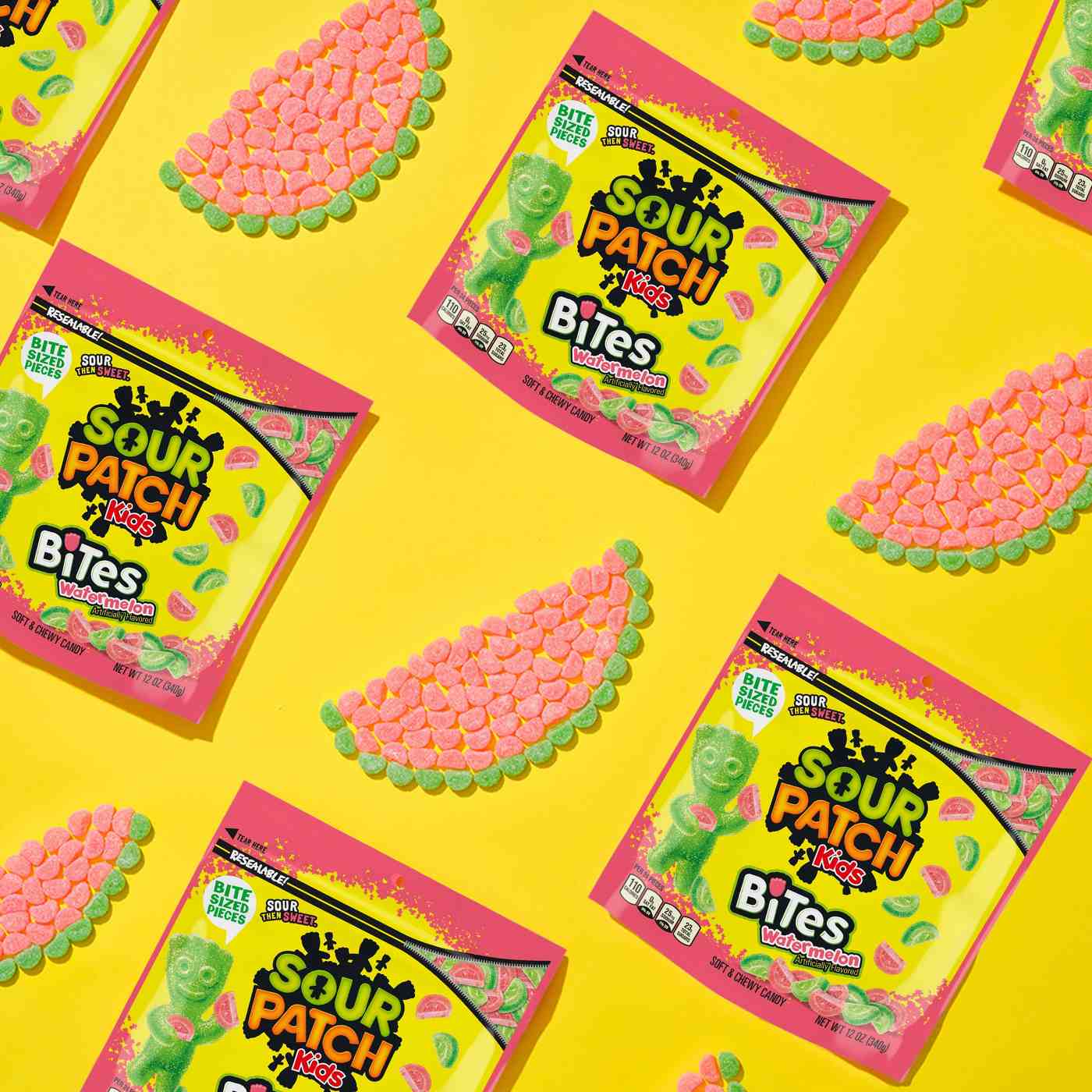 Sour Patch Kids Bites Watermelon Soft & Chewy Candy; image 6 of 9