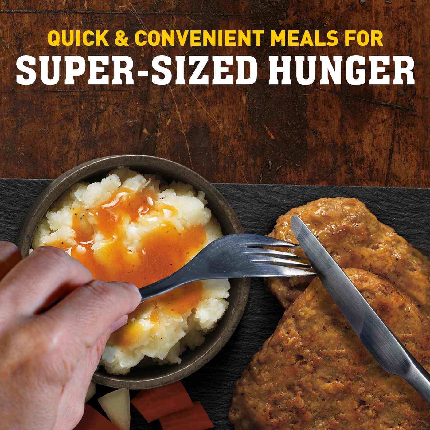 Hungry Man Double Meat Bowls Classic Meatloaf Shop Entrees & sides at