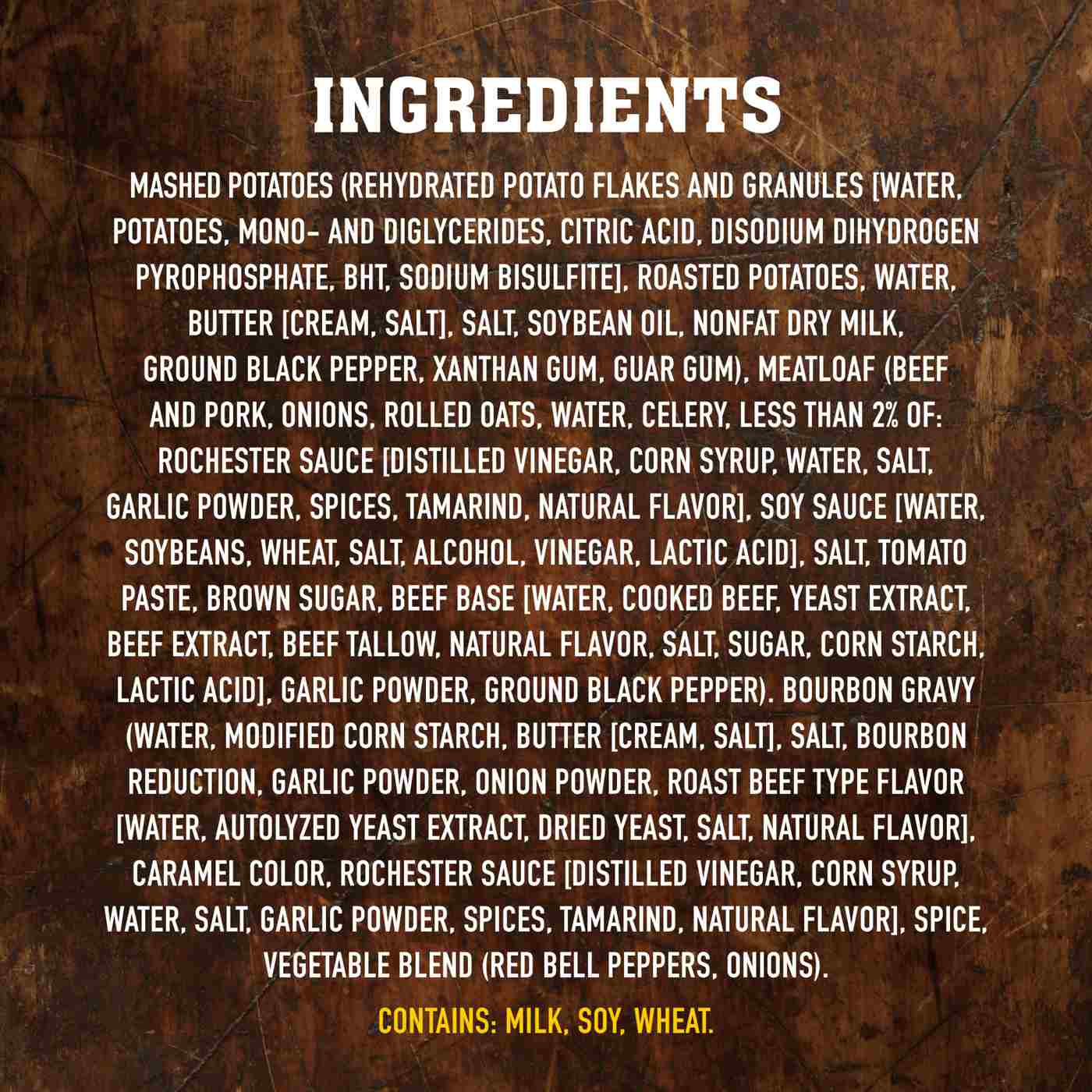 Hungry Man Double Meat Bowls Classic Meatloaf Shop Entrees & sides at