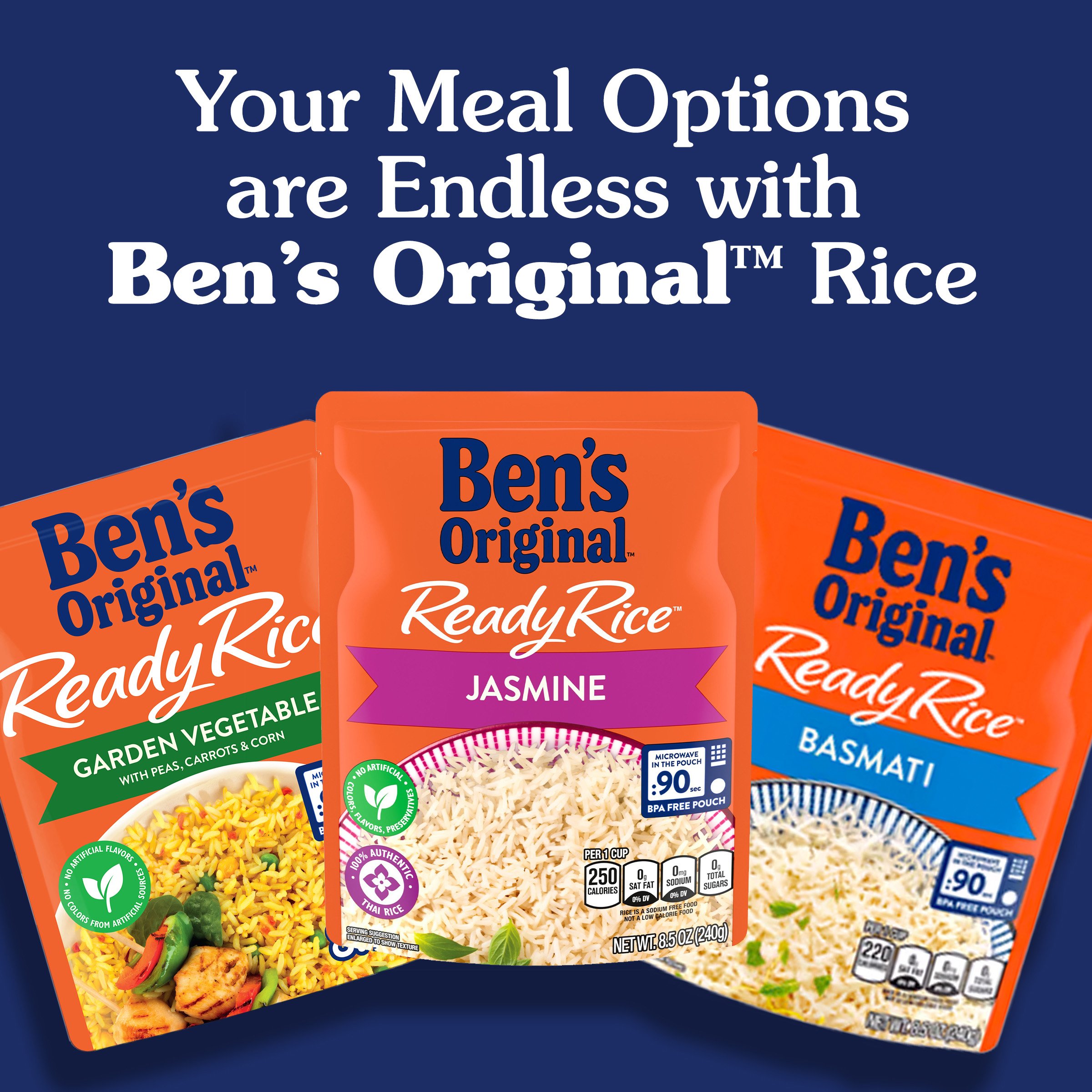 Ben's Original Ready Rice Jasmine Rice - Shop Rice & Grains at H-E-B