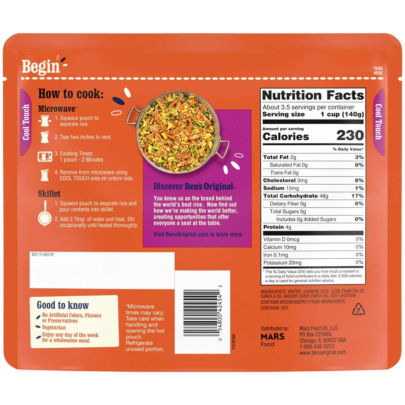 Ben's Original Ready Rice Jasmine Family Size Rice; image 6 of 7