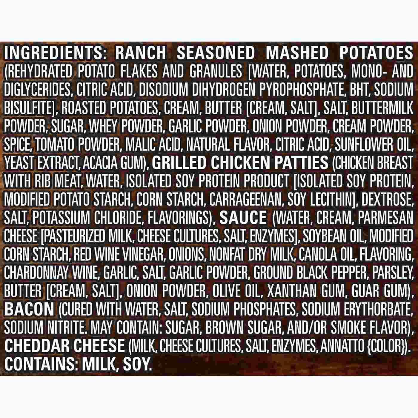 Hungry-Man Double Chicken Bowls Chicken Bacon Ranch Patties Frozen Meal; image 4 of 4