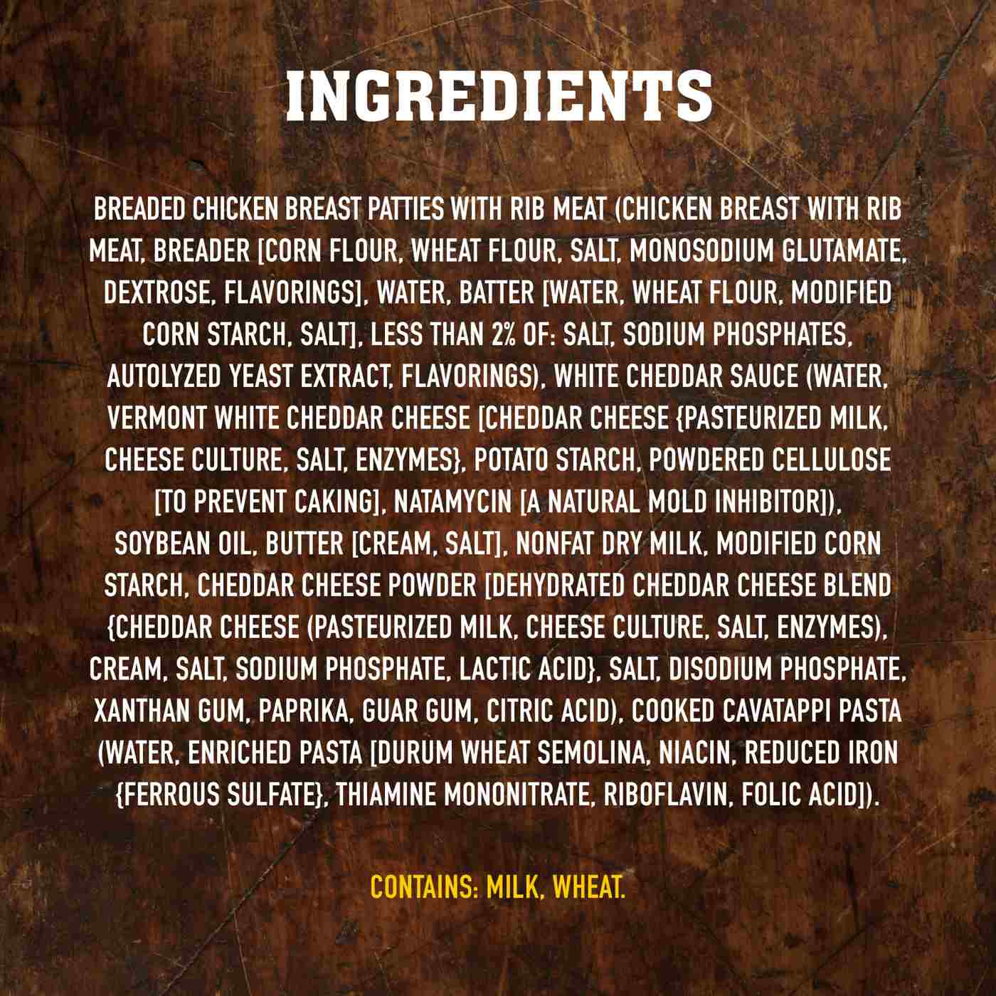 Hungry-Man Double Chicken Bowls Boneless Fried Chicken Patties Frozen Meal; image 3 of 7