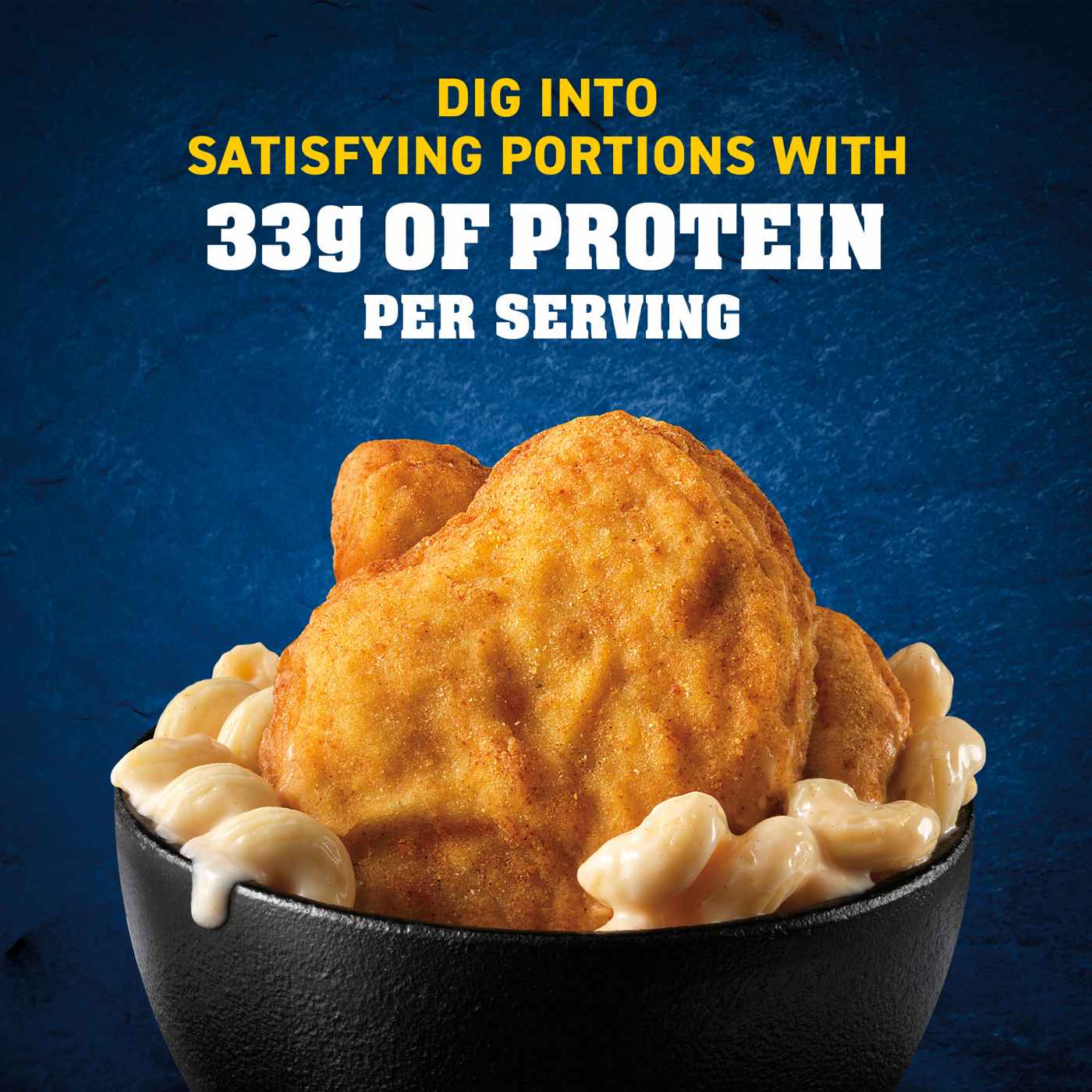 Hungry-Man Double Chicken Bowls Boneless Fried Chicken Patties Frozen Meal; image 5 of 7