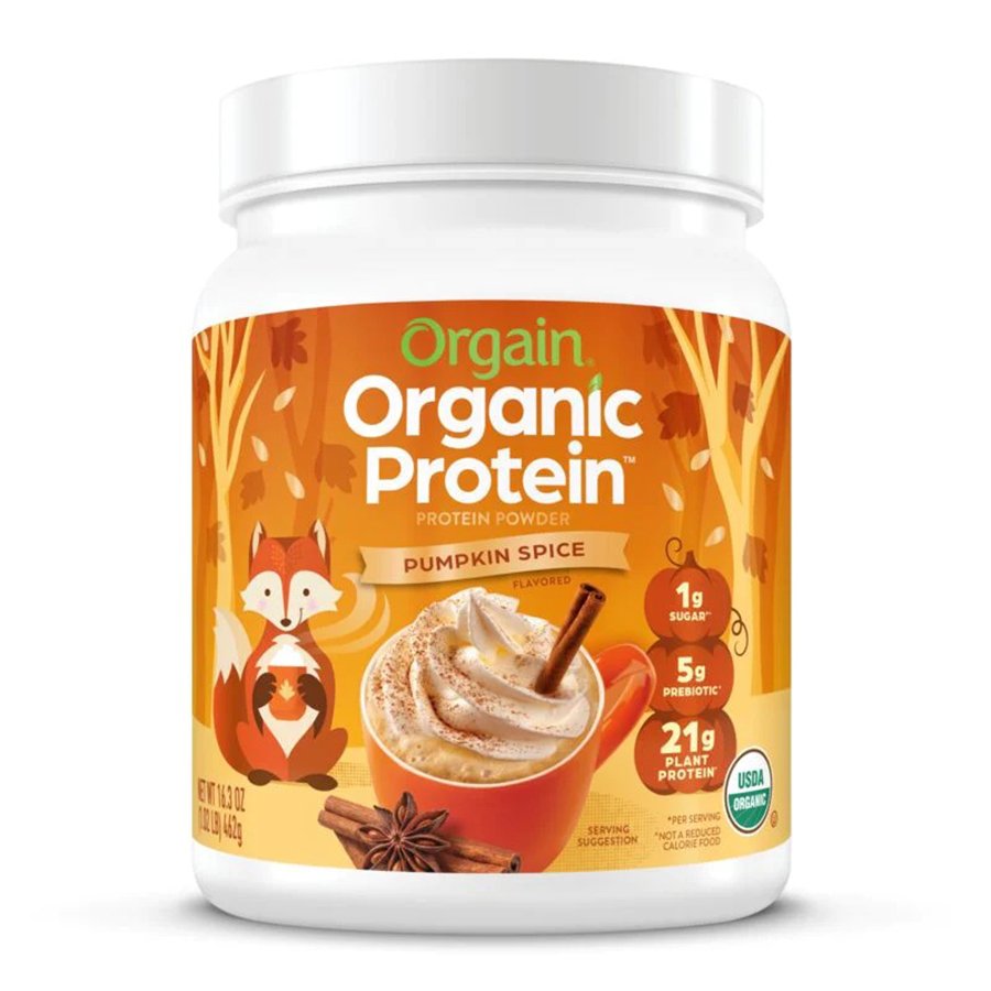 orgain-organic-protein-powder-pumpkin-spice-shop-diet-fitness-at-h-e-b