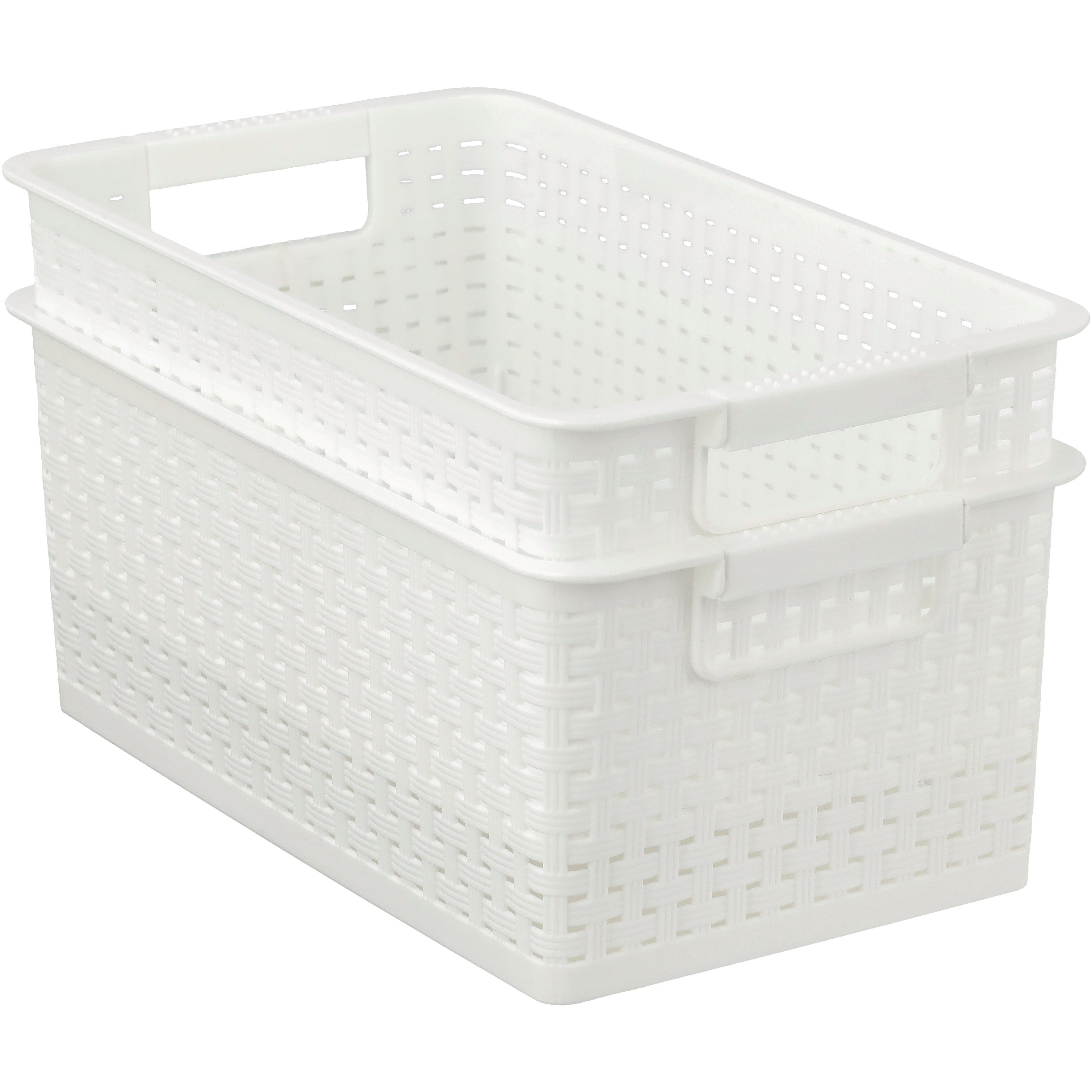 Destination Holiday Small Woven Storage Containers White Shop