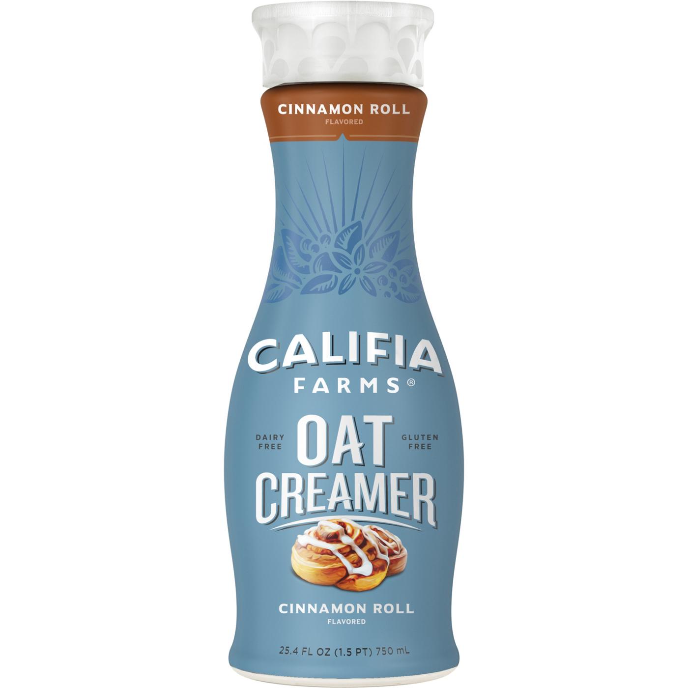 Califia Farms Cinnamon Roll Oat Milk Coffee Creamer; image 1 of 2