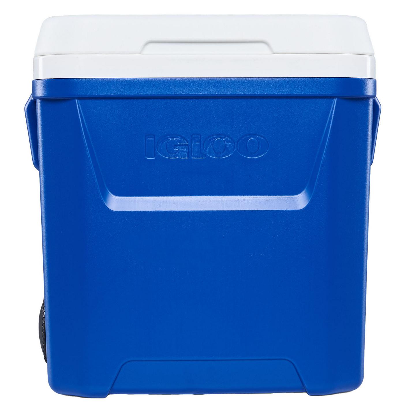 Igloo Profile II Hard Side Roller Cooler-Blue; image 3 of 3
