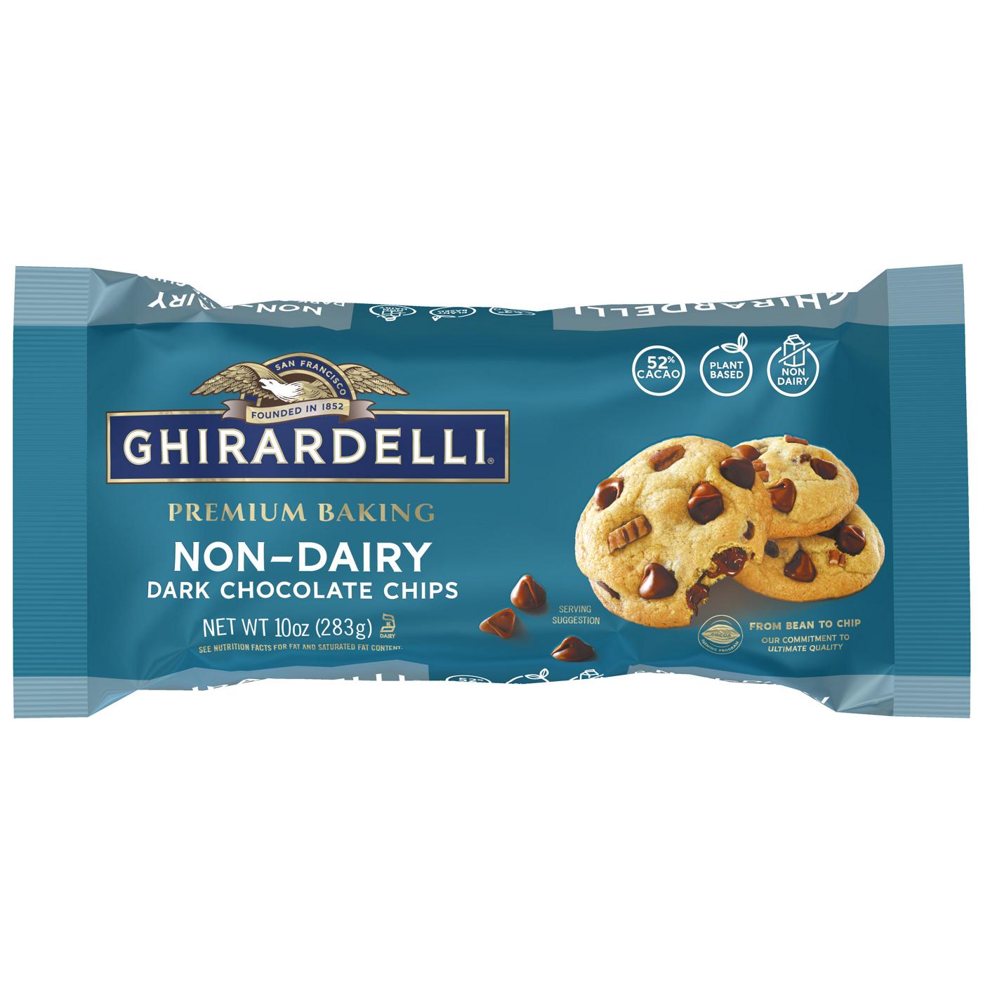 Ghirardelli Non-Dairy Dark Chocolate Chips with 52% Cacao; image 1 of 2