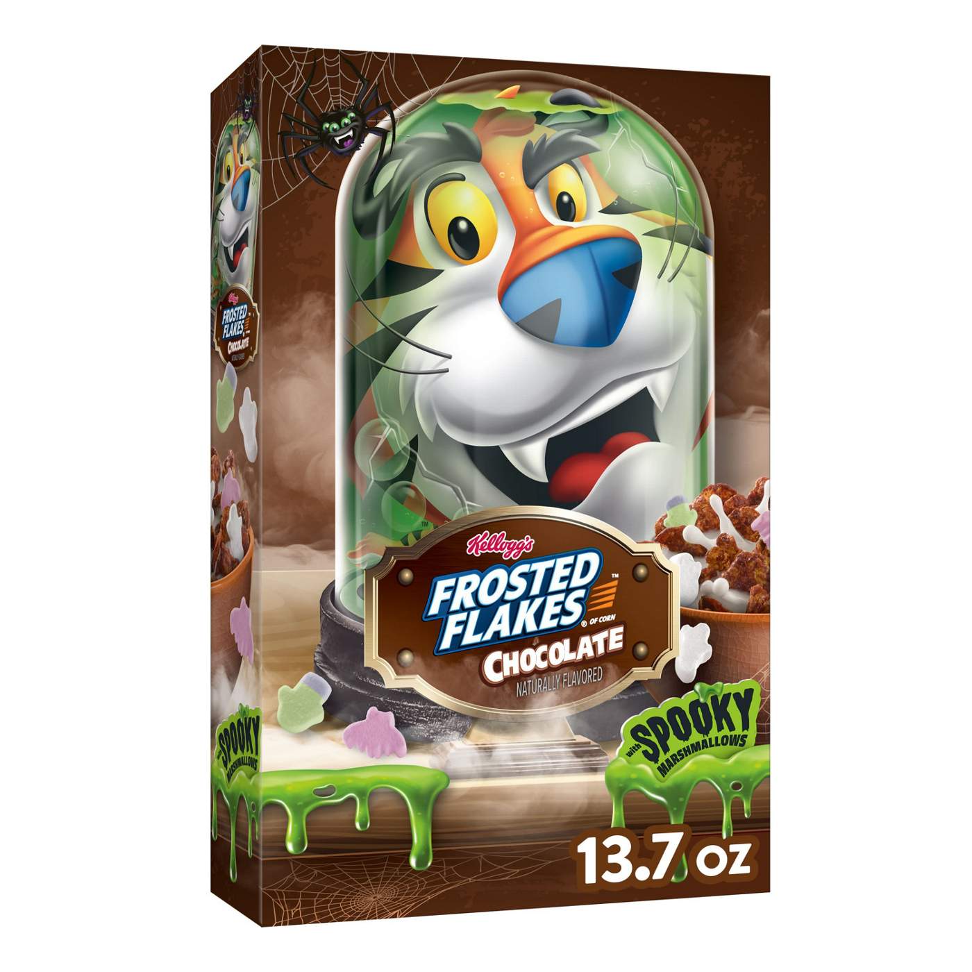 Kellogg's Frosted Flakes Chocolate Spooky Marshmallows Cereal; image 1 of 3