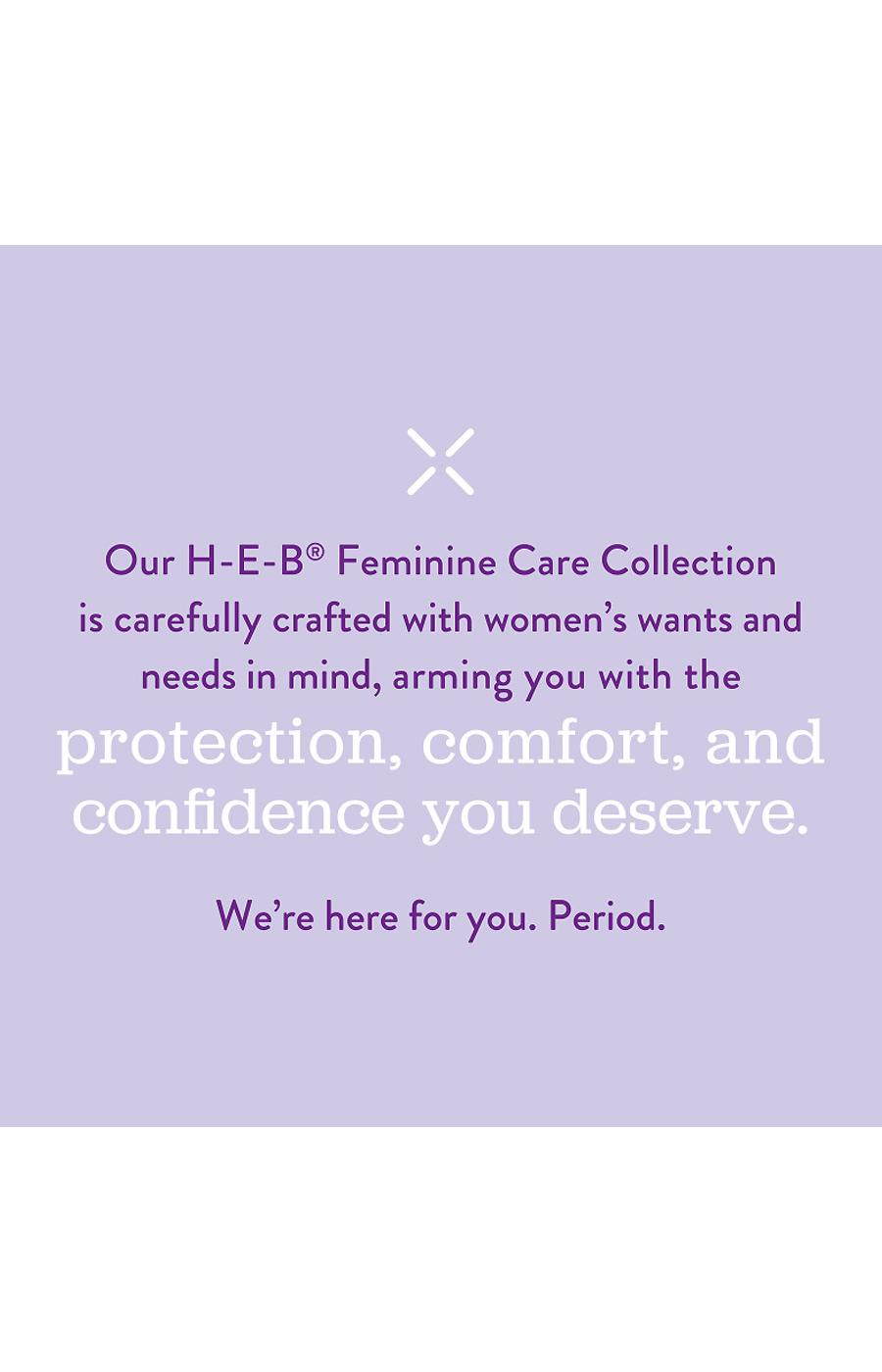 H-E-B Plastic Applicator Unscented Tampons – Regular Absorbency; image 2 of 4