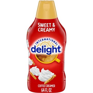 International Delight Liquid Coffee Creamer - Sweet & Creamy, 64 oz