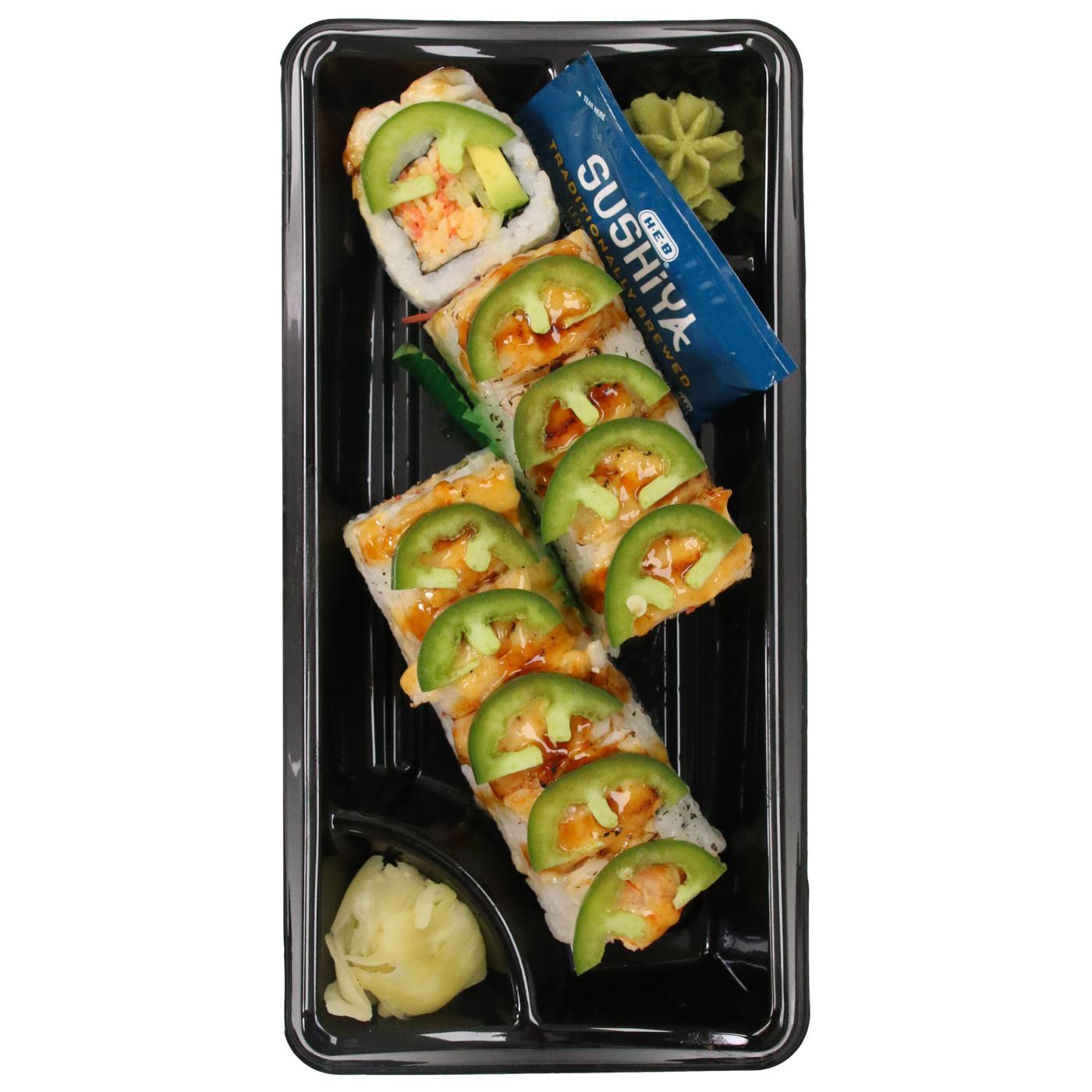 H-E-B Sushiya Jalapeño Shrimp Sushi Roll; image 1 of 4