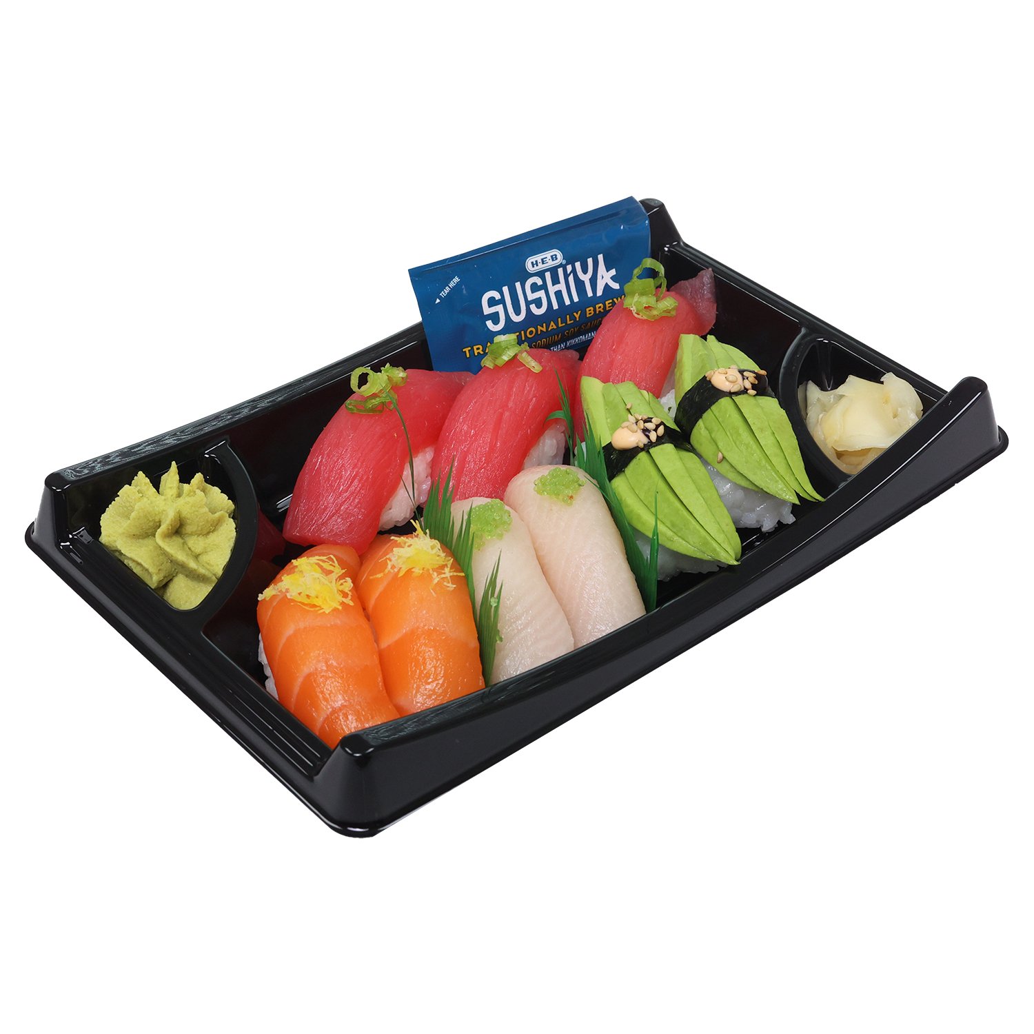 HEB Sushiya Cloud 9 Nigiri Sushi Combo Pack Shop Sushi at HEB