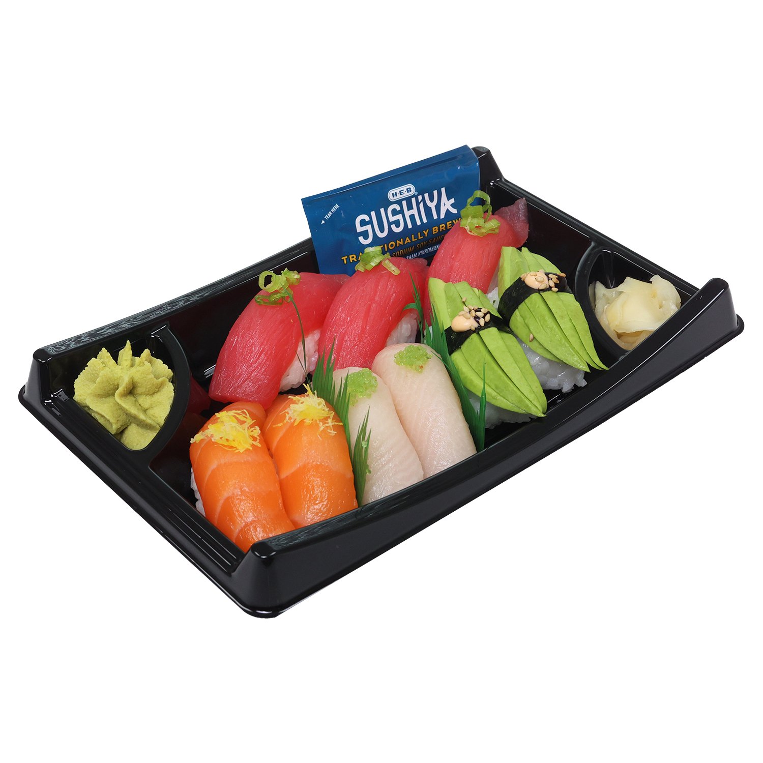 H-E-B Sushiya Cloud 9 Nigiri Sushi Combo Pack - Shop Sushi At H-E-B