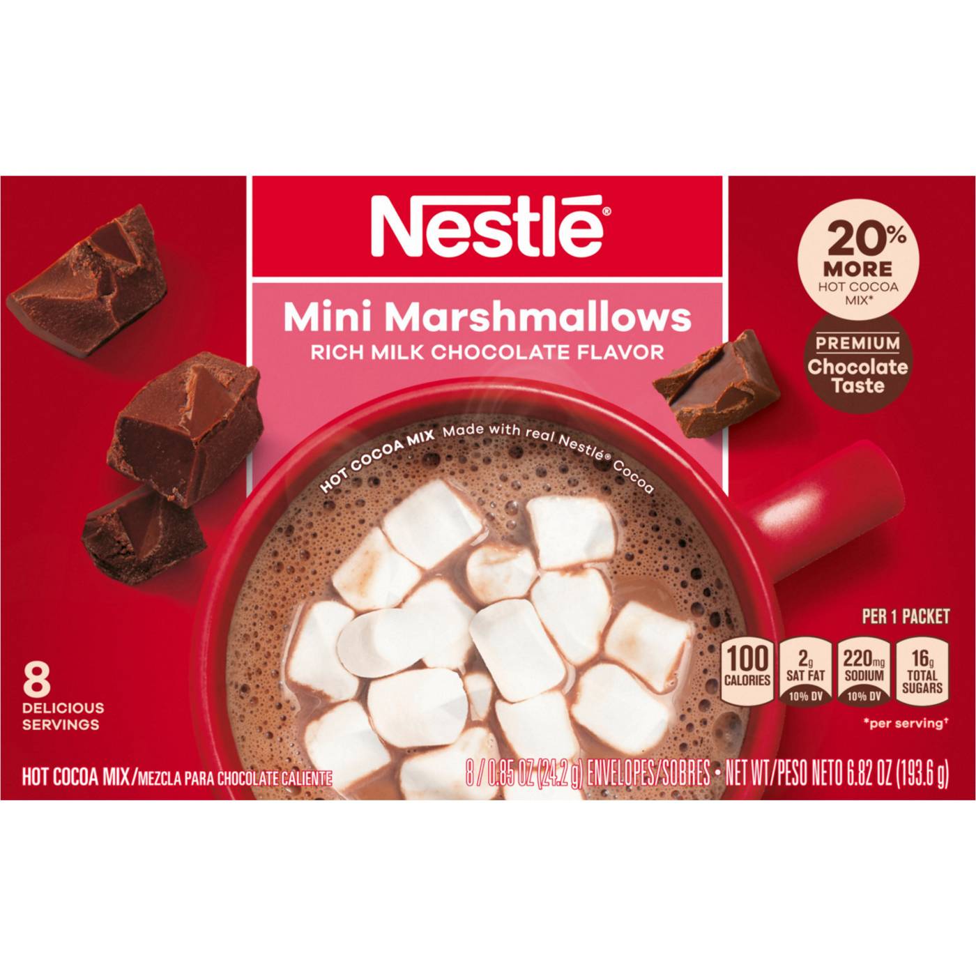 Nestle Mini Marshmallows Hot Cocoa Mix; image 1 of 9