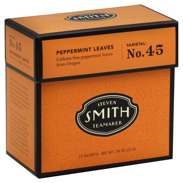 Steven Smith Teamaker Peppermint Leaves Caffeine-Free Herbal Tea, 15 ct ...