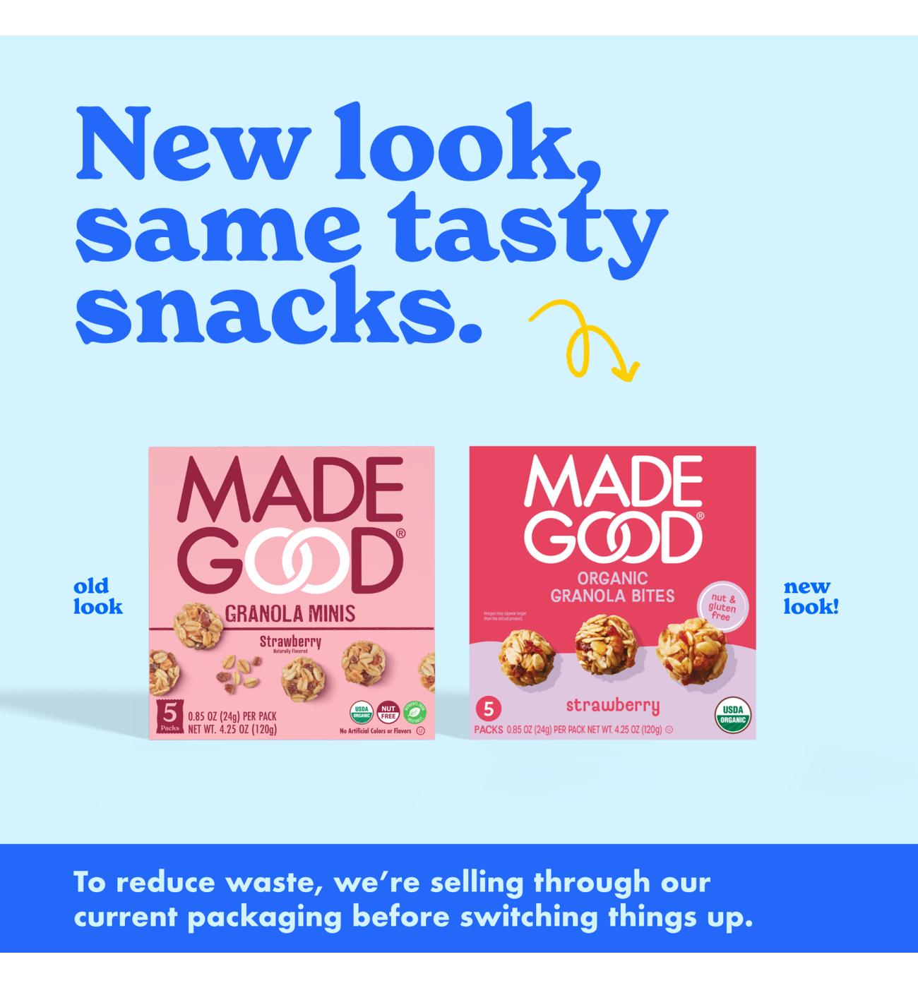 MadeGood Organic Granola Bites - Strawberry; image 9 of 9