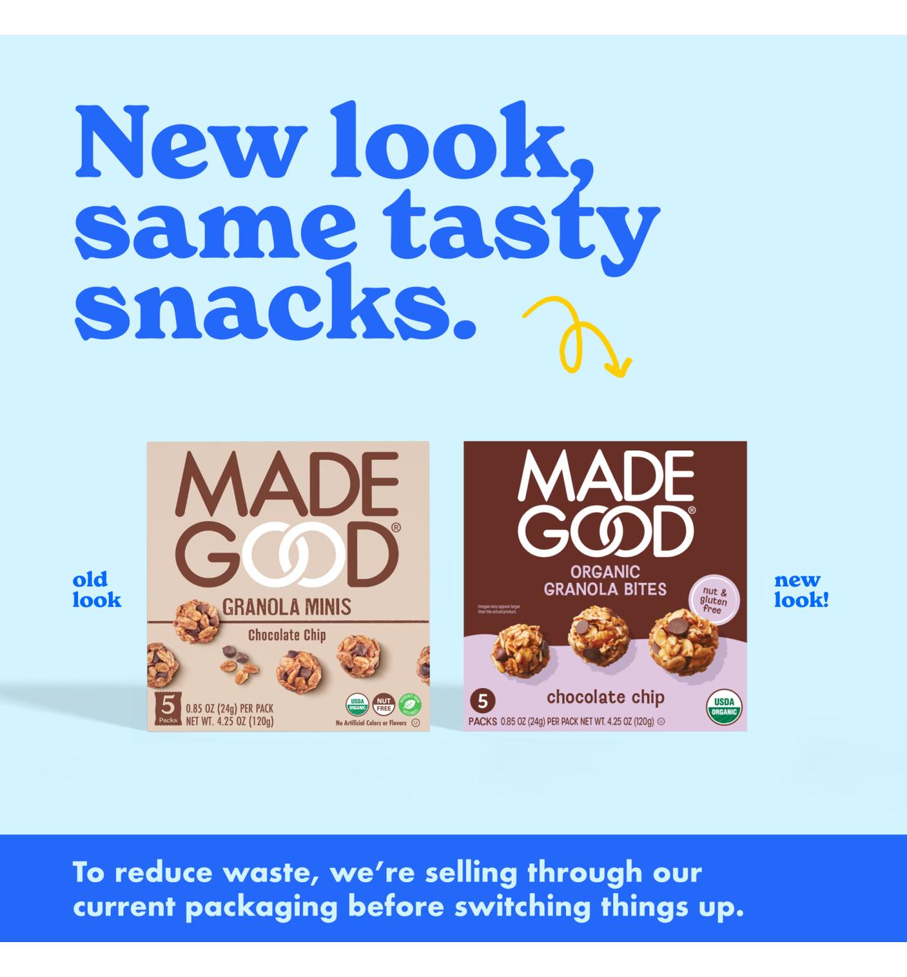 MadeGood Organic Granola Bites - Chocolate Chip; image 6 of 9