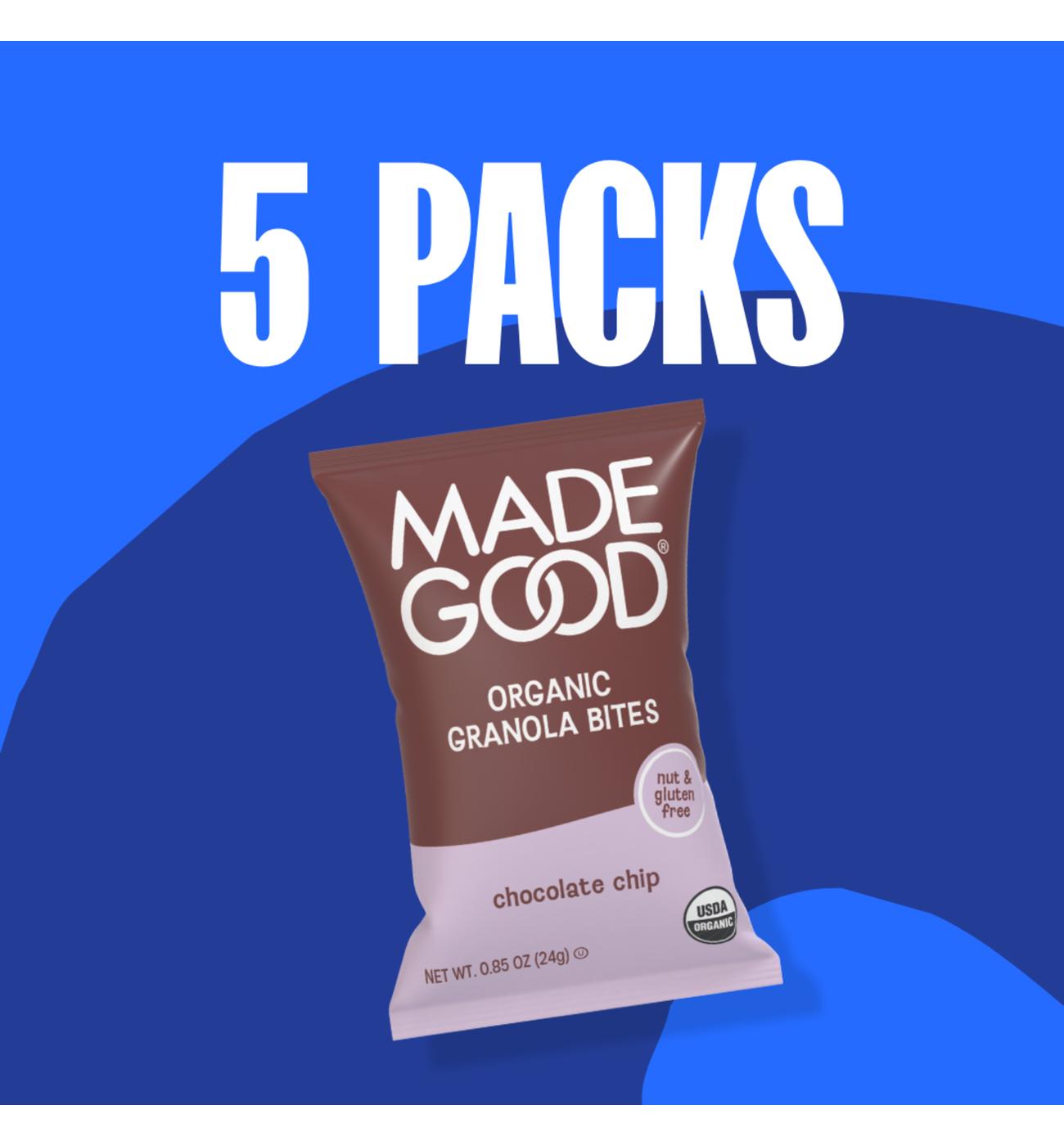 MadeGood Organic Granola Bites - Chocolate Chip; image 9 of 9