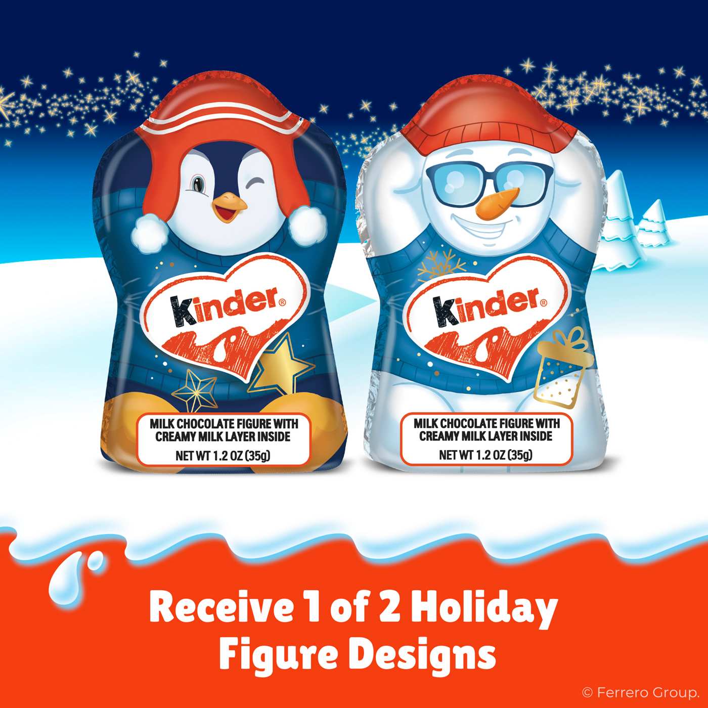 Kinder Milk Chocolate Holiday Figure - Assorted; image 7 of 7