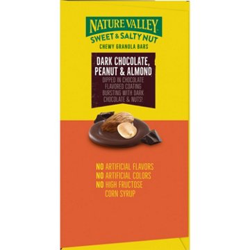 Nature Valley Sweet & Salty Nut Dark Chocolate Peanut Almond Granola Bars