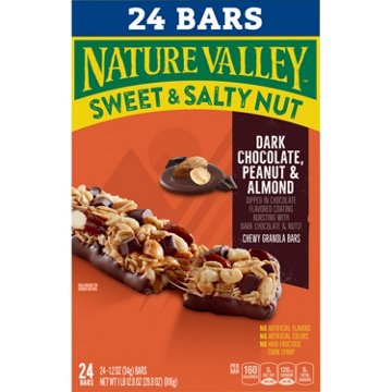Nature Valley Sweet & Salty Nut Dark Chocolate Peanut Almond Granola Bars