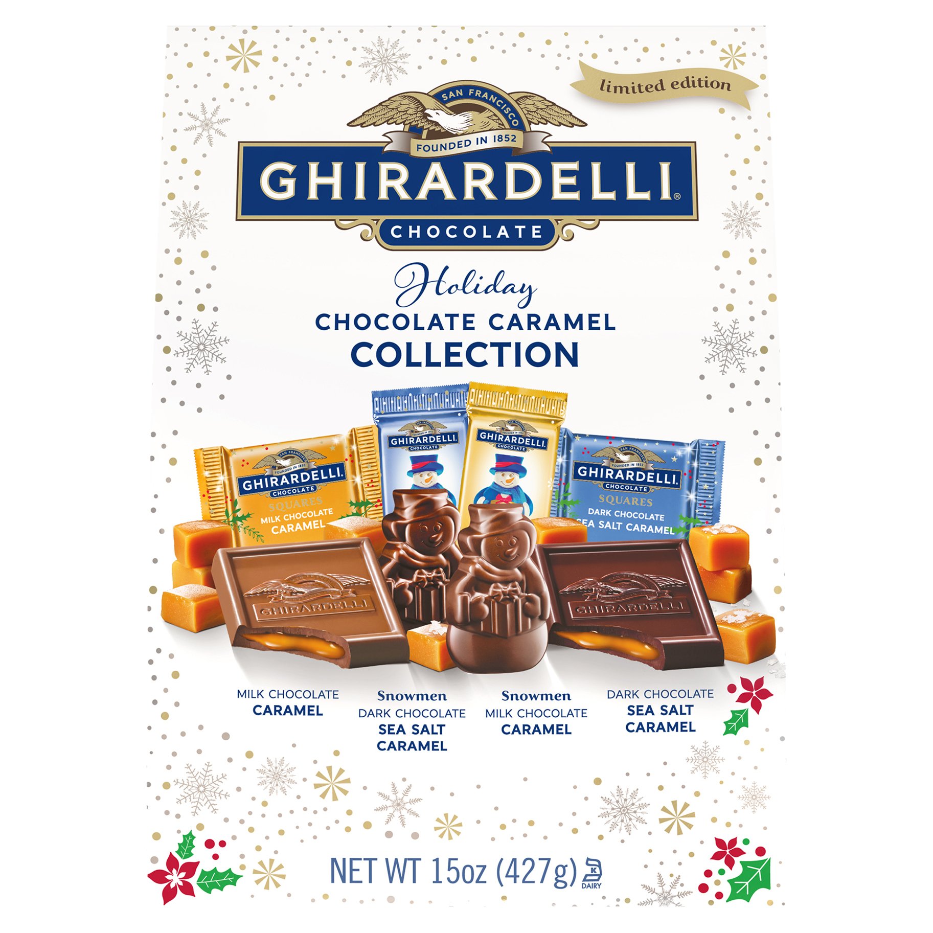 Ghirardelli Holiday Chocolate Caramel Collection Shop Candy at HEB