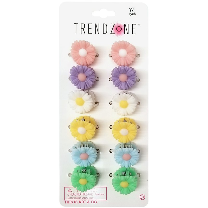 Trend Zone Kids Flower Claw Hair Clips - Shop Hair Care at H-E-B