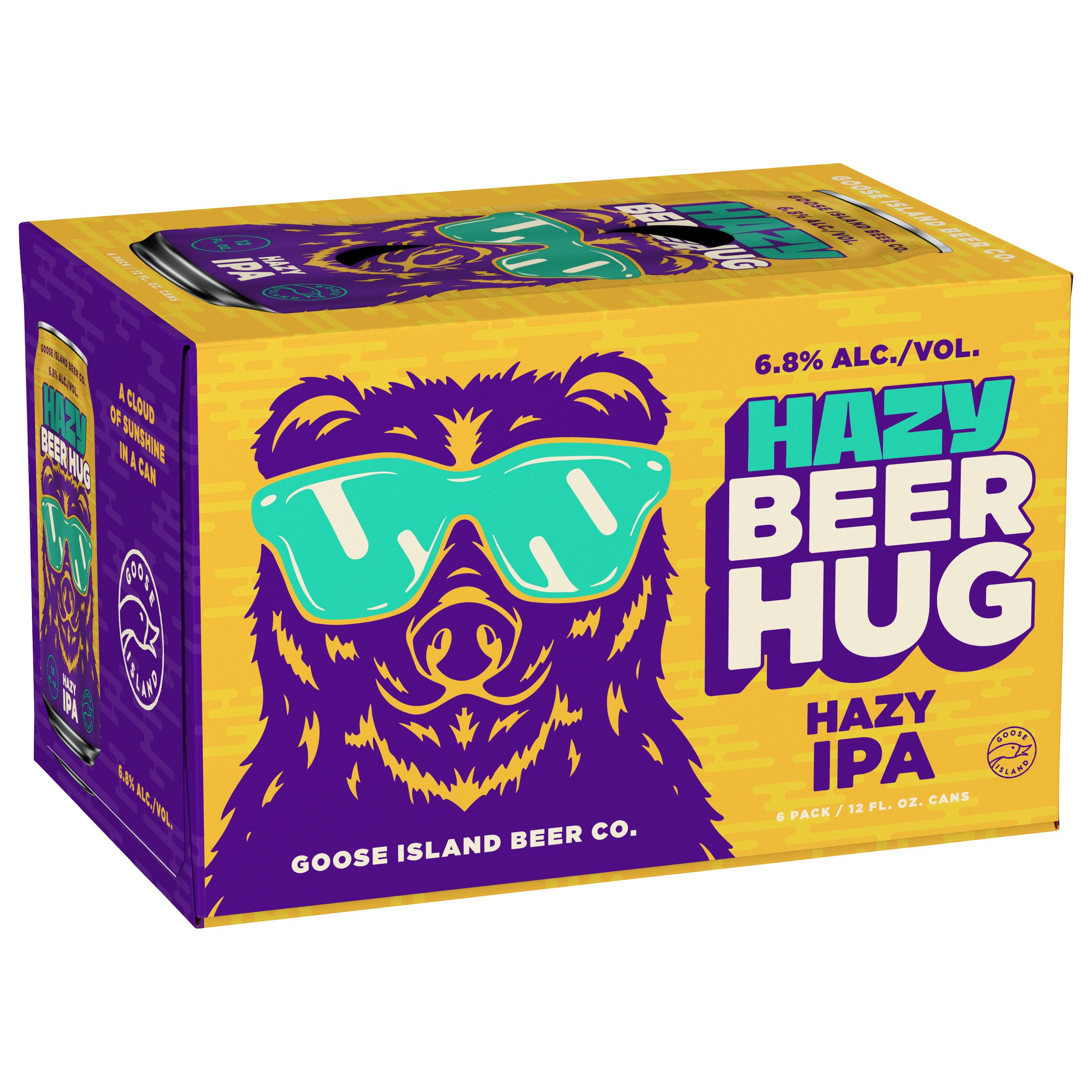 Goose Island Hazy Beer Hug IPA Beer 12 oz Cans Shop Beer at HEB