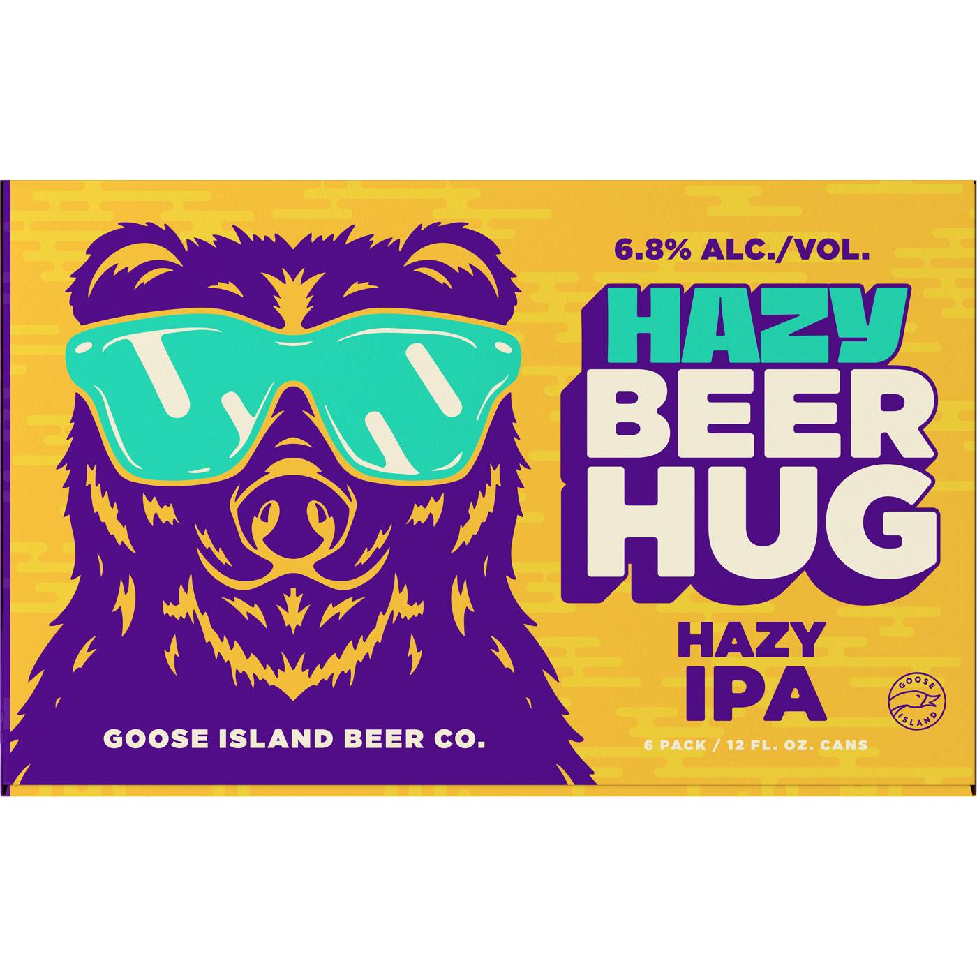 Goose Island Hazy Beer Hug IPA Beer 12 oz Cans; image 2 of 2