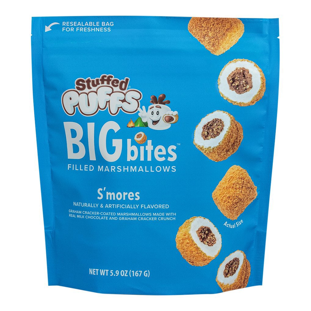 Stuffed Puffs Big Bites S'mores Filled Marshmallows Shop Baking