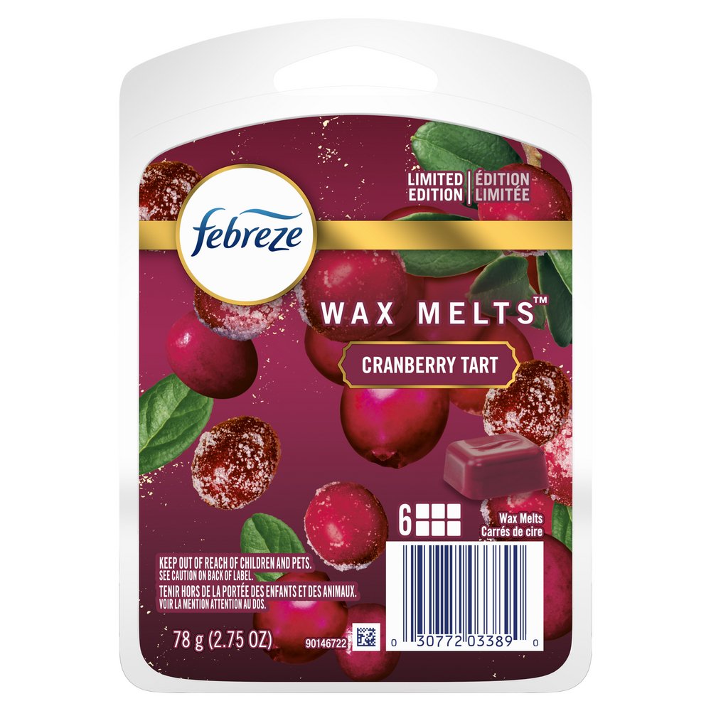 Febreze Cranberry Tart Wax Melts Shop Air Fresheners & Candles at HEB