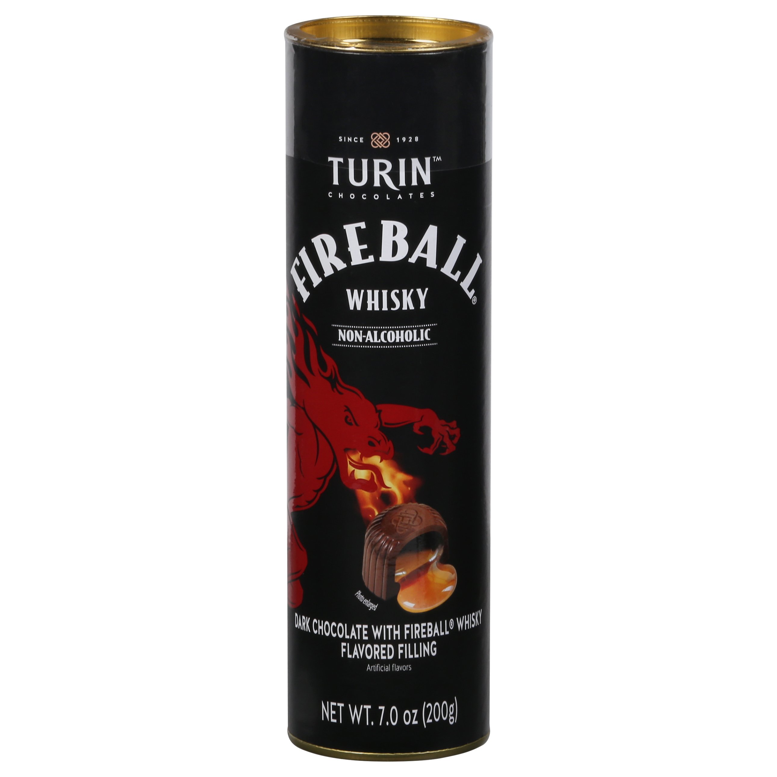 Turin Fireball Whisky NonAlcoholic Dark Chocolate Candy Shop Candy at HEB
