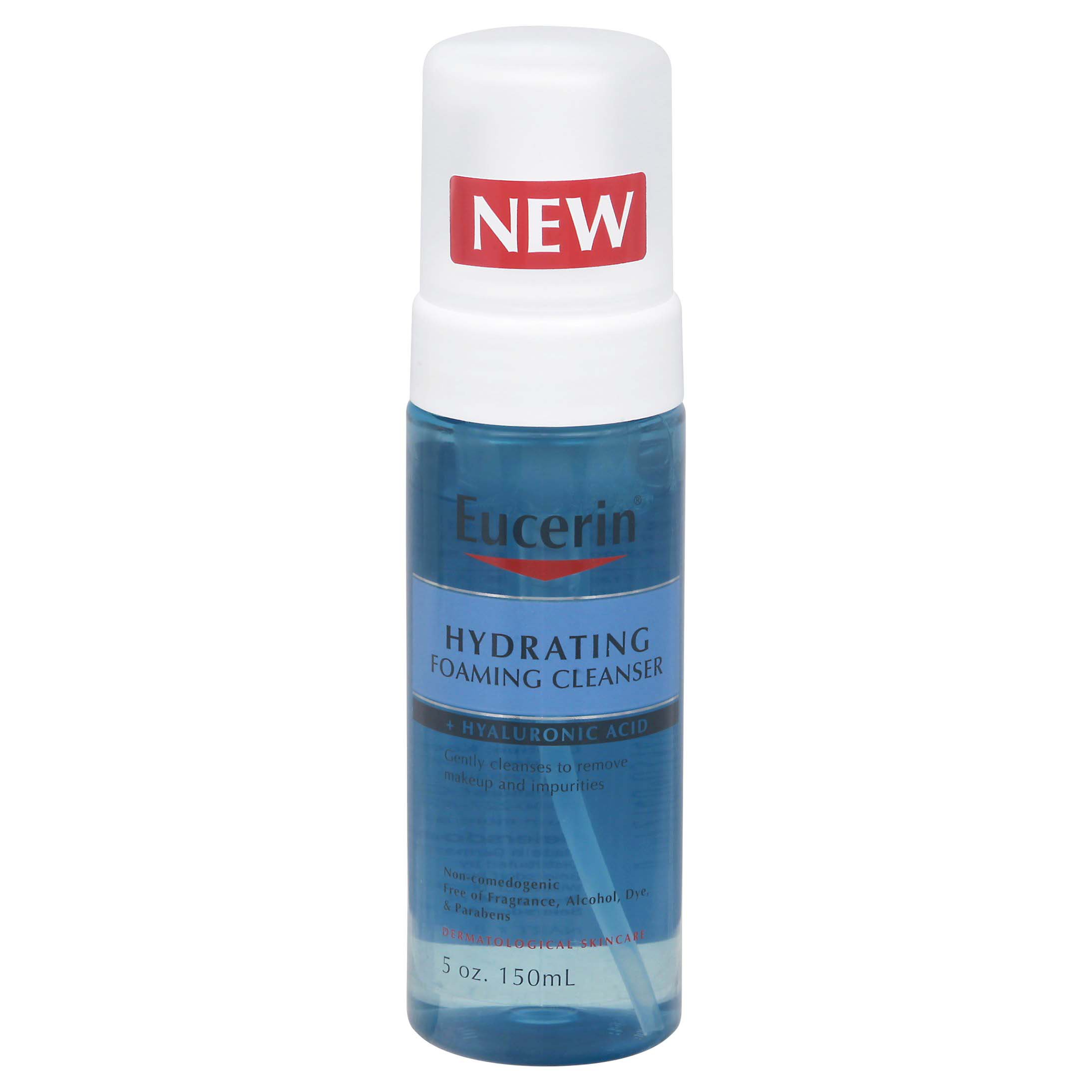 italiensk hørbar Muligt Eucerin Hydrating Foaming Cleanser - Shop Facial Cleansers & Scrubs at H-E-B