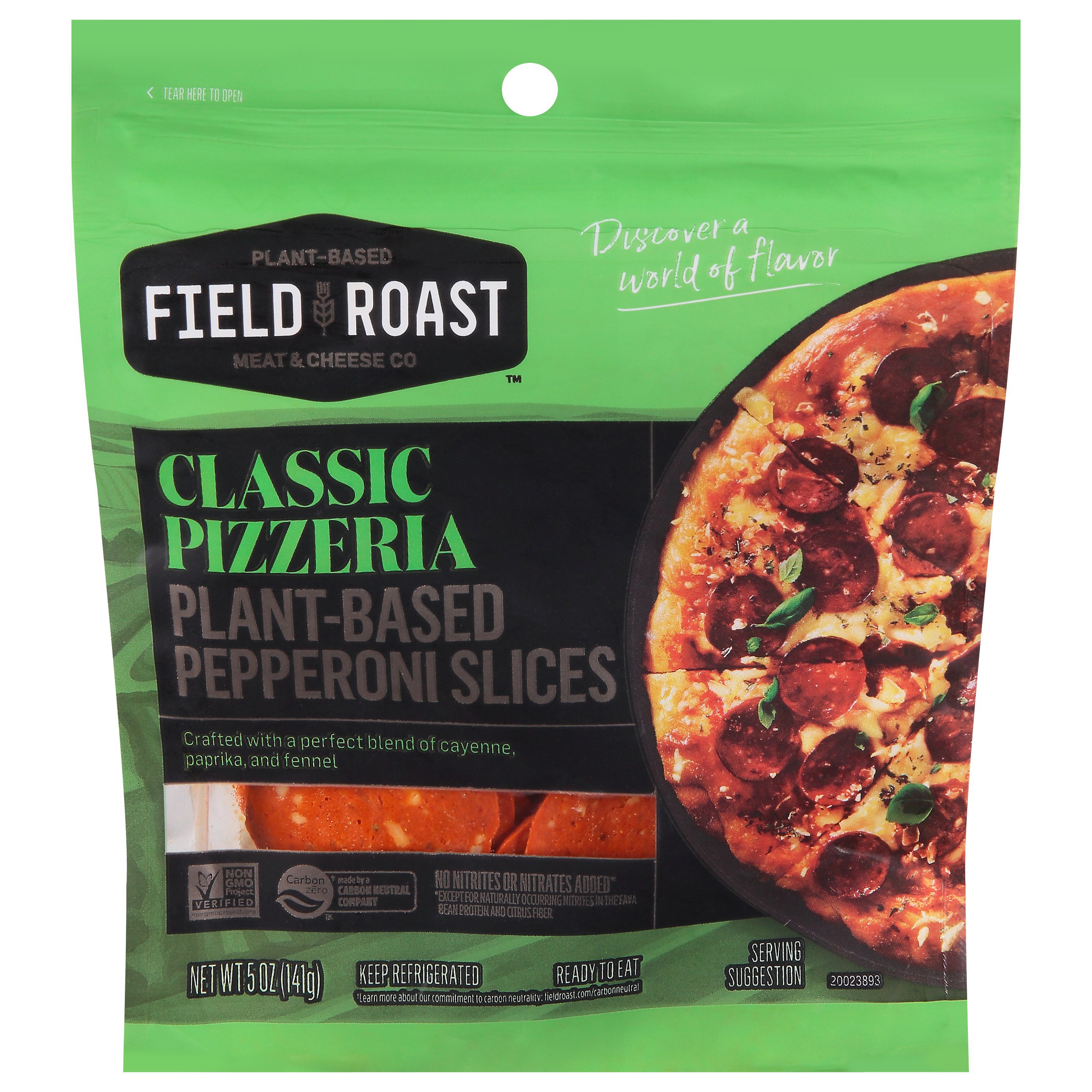 Field Roast PlantBased Pepperoni Slices Shop Tofu & meat