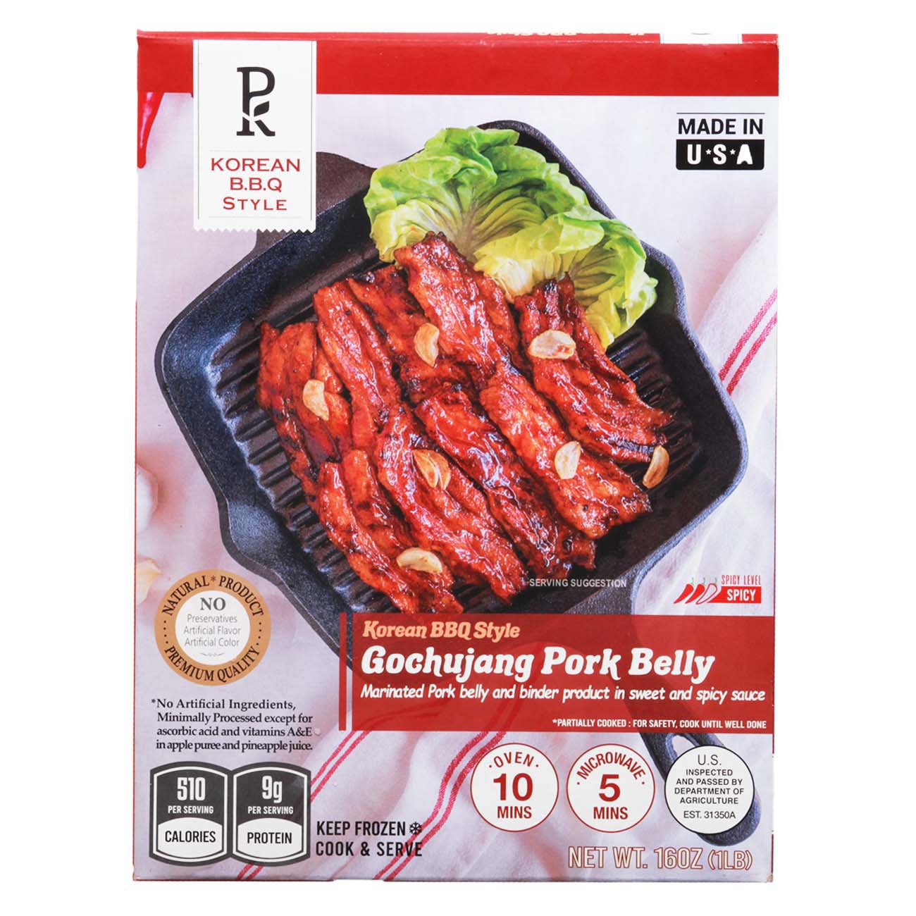 Emart PK Korean BBQ Style Gochujang Pork Belly - Shop Entrees & Sides ...