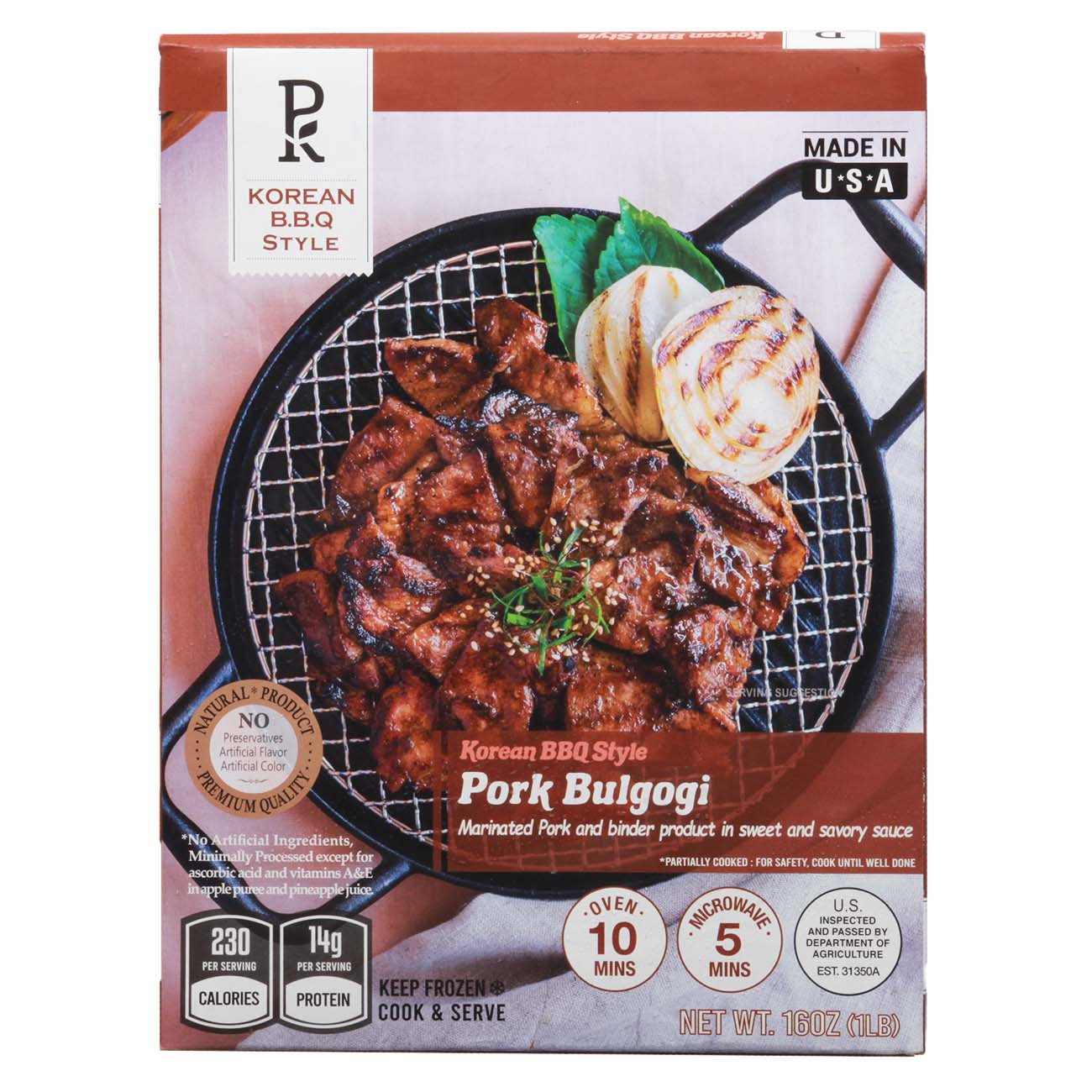 Korean BBQ Pork Galbi Kit For 4-6 (Marinated)