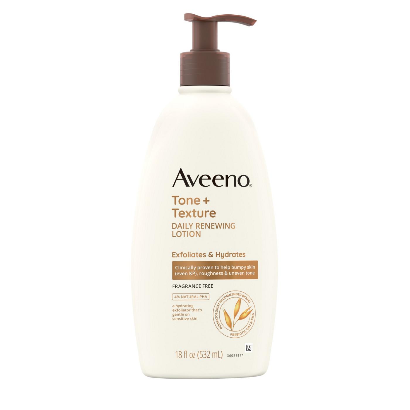 Aveeno Tone + Texture Daily Renewing Lotion; image 2 of 7