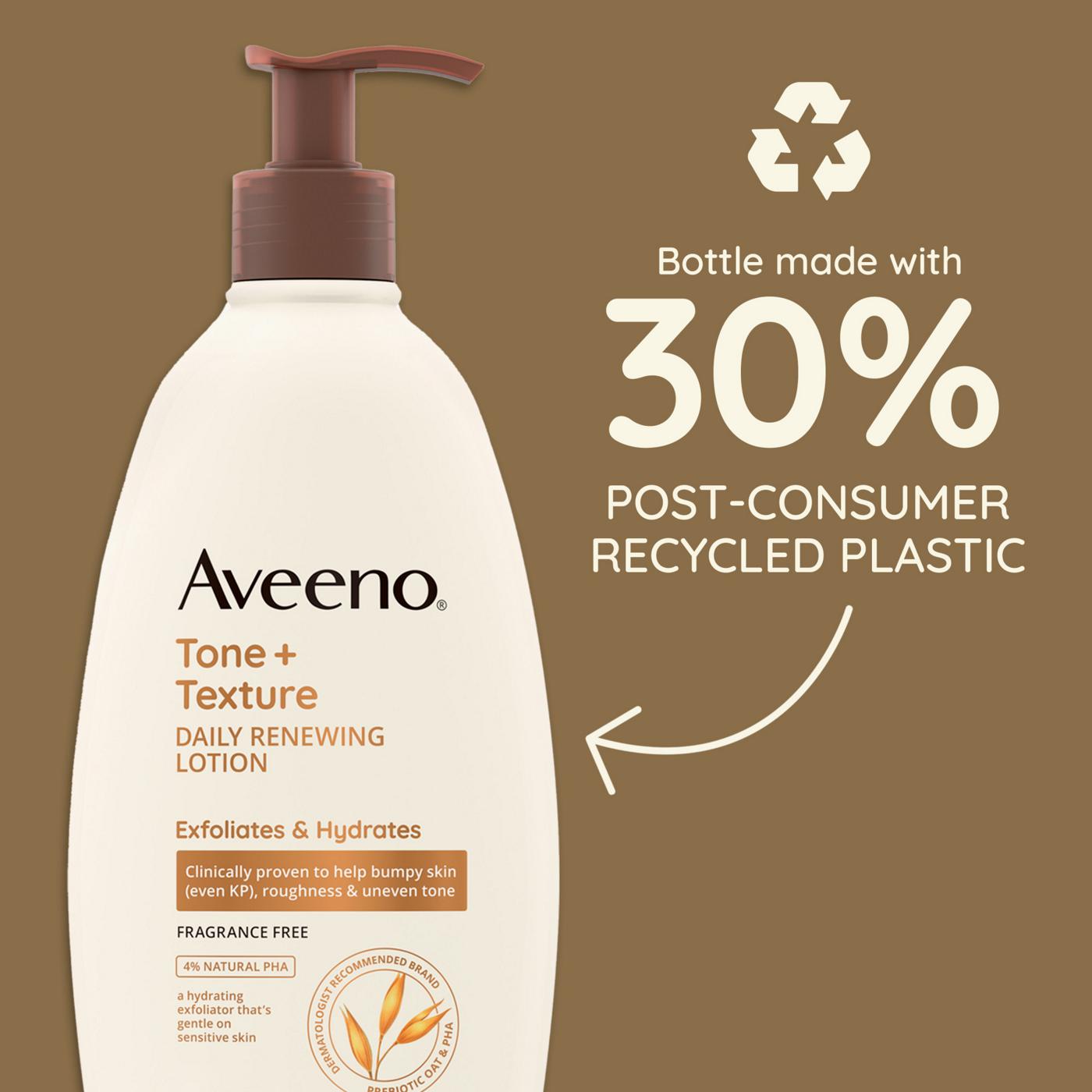 Aveeno Tone + Texture Daily Renewing Lotion; image 7 of 7