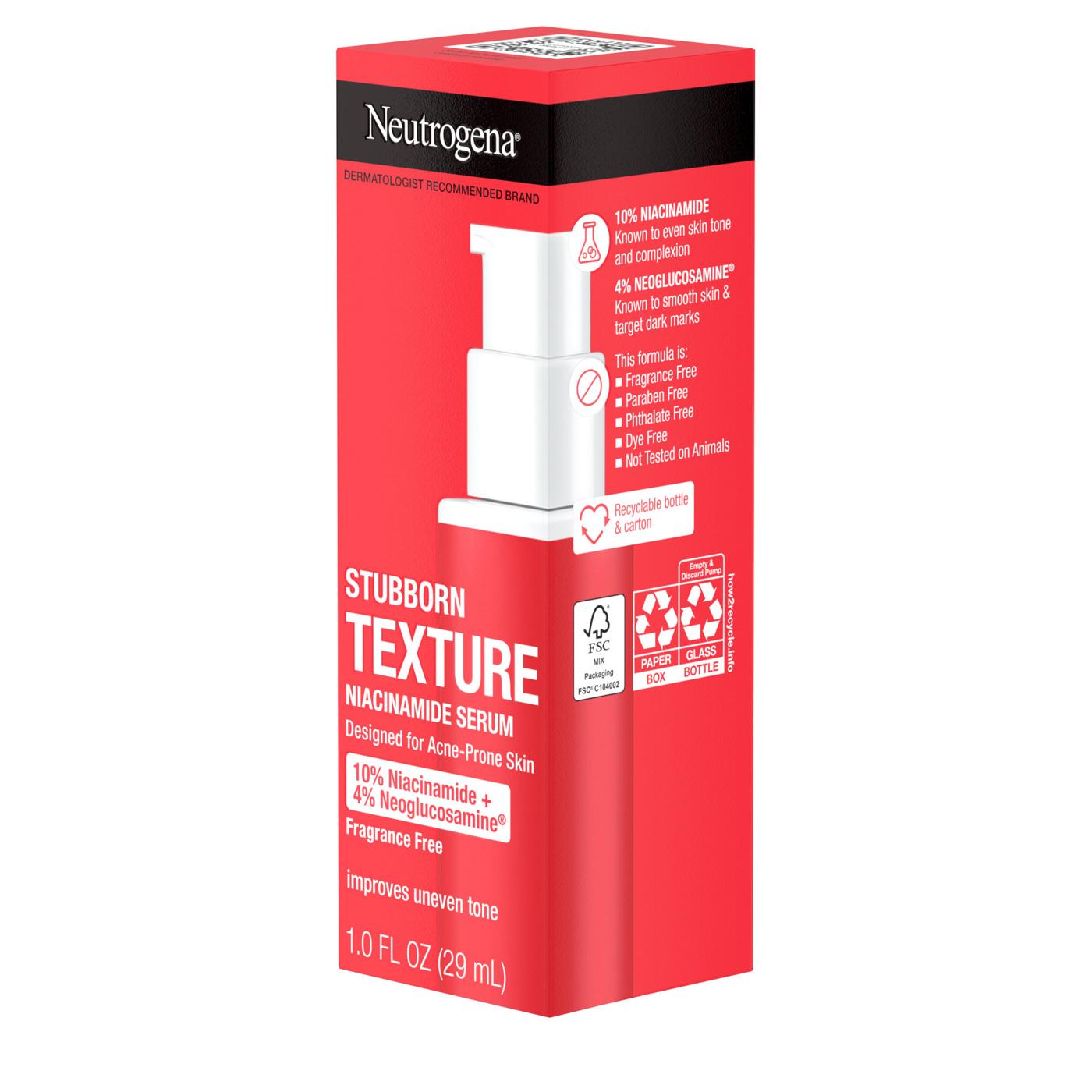 Neutrogena Stubborn Texture Niacinamide Resurfacing Serum; image 3 of 8