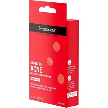 Neutrogena Stubborn Acne Hydrocolloid Blemish Patches, 24 ct