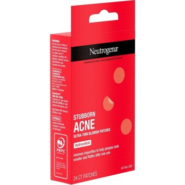 Neutrogena Stubborn Acne Hydrocolloid Blemish Patches, 24 ct