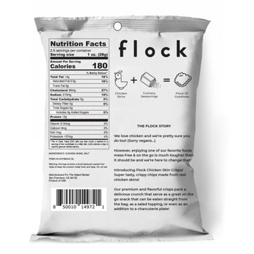 Flock Chicken Skin Crisps Original Flavor