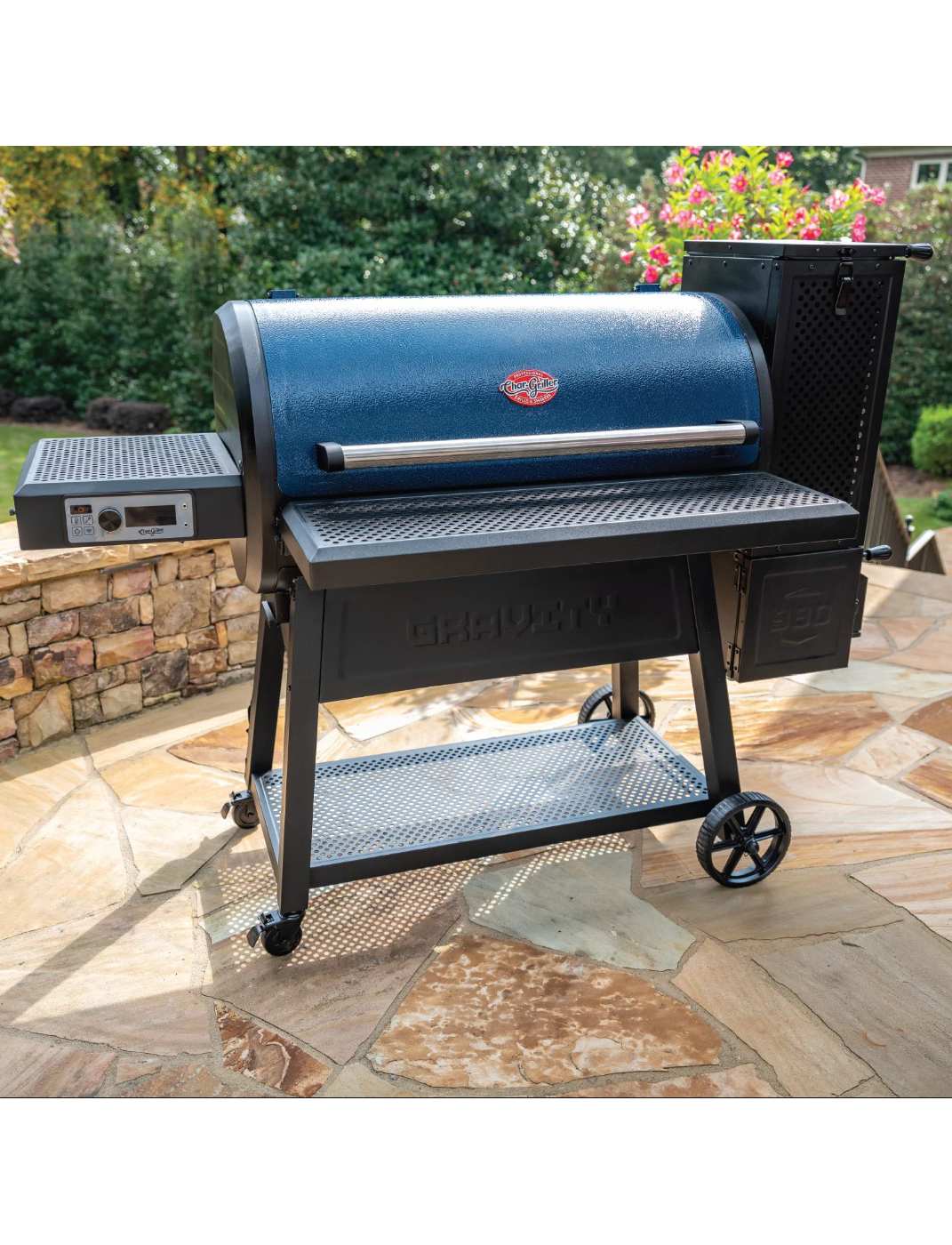 Char-Grill Gravity Fed 980 Charcoal Grill & Smoker; image 8 of 8