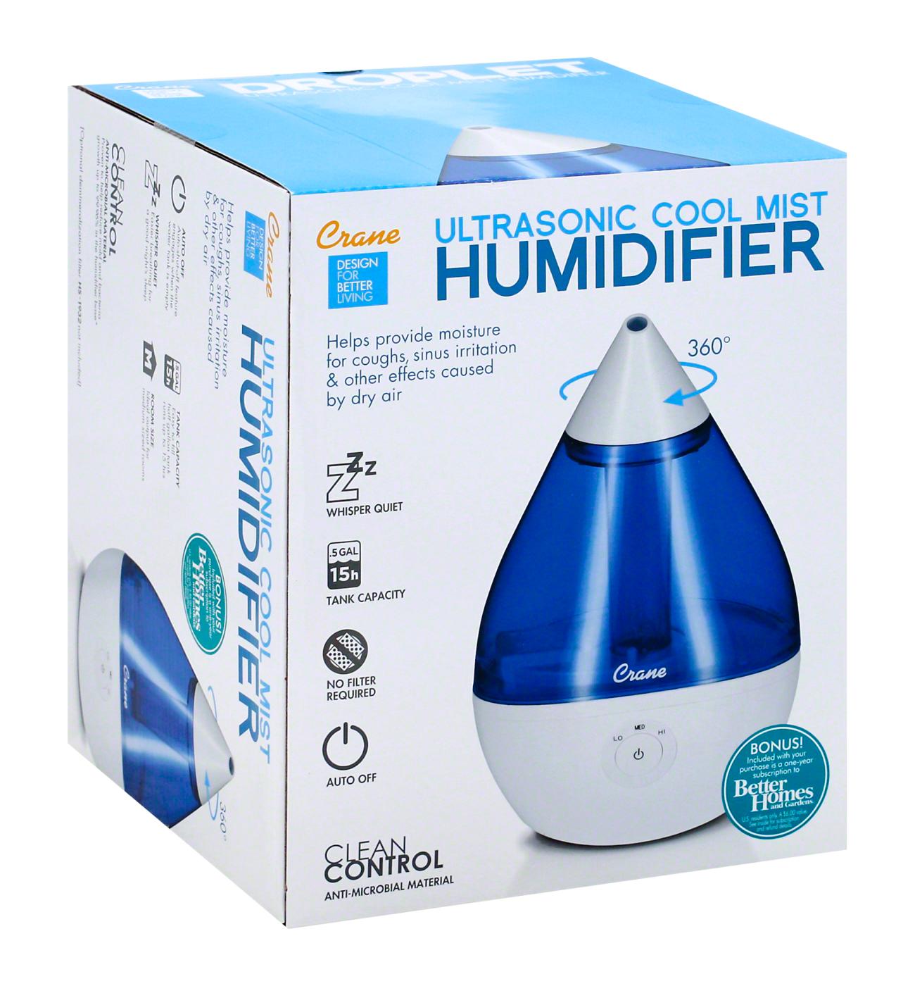 Crane Ultrasonic Cool Mist Humidifier Shop Vaporizers at H E B