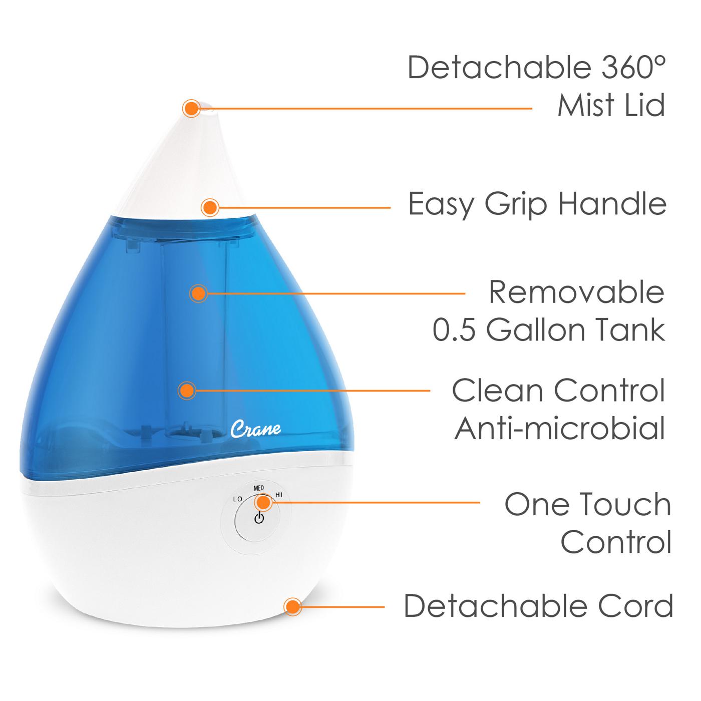 Crane Ultrasonic Cool Mist Humidifier; image 9 of 10